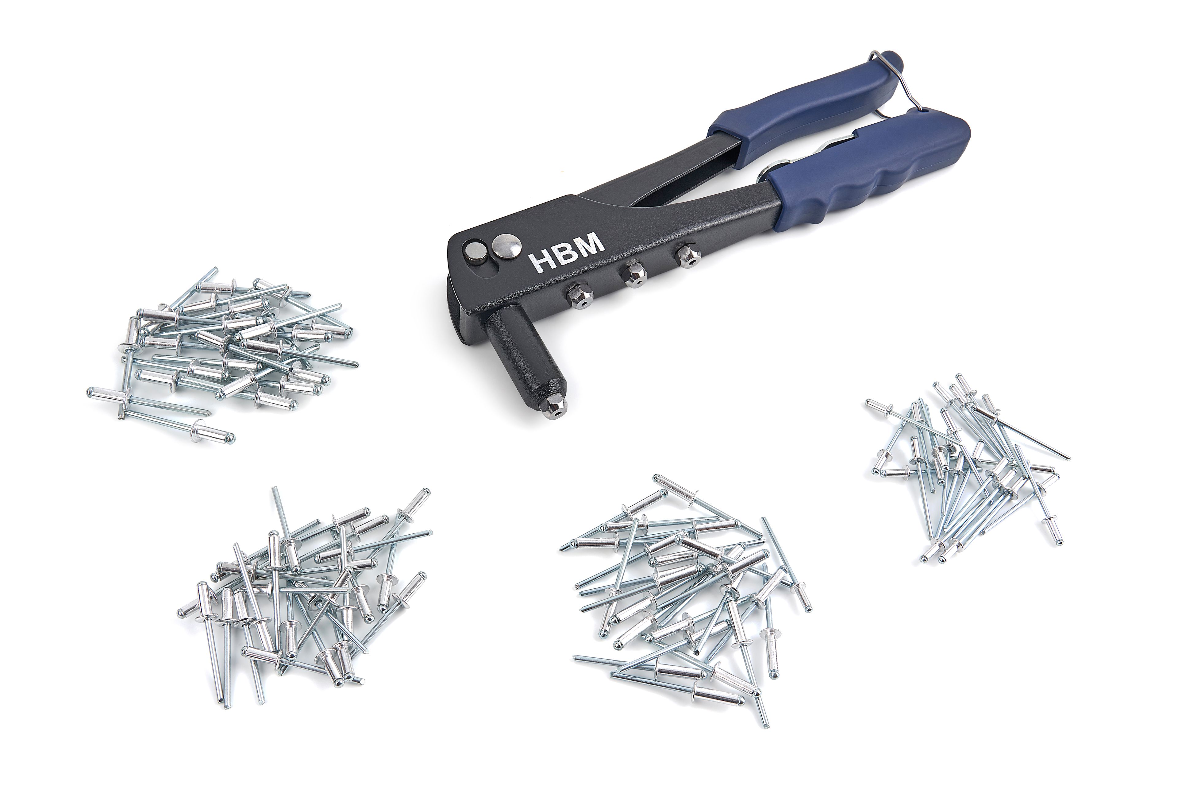Set di pinze per rivetti HBM 101 2,4 - 4,8 mm