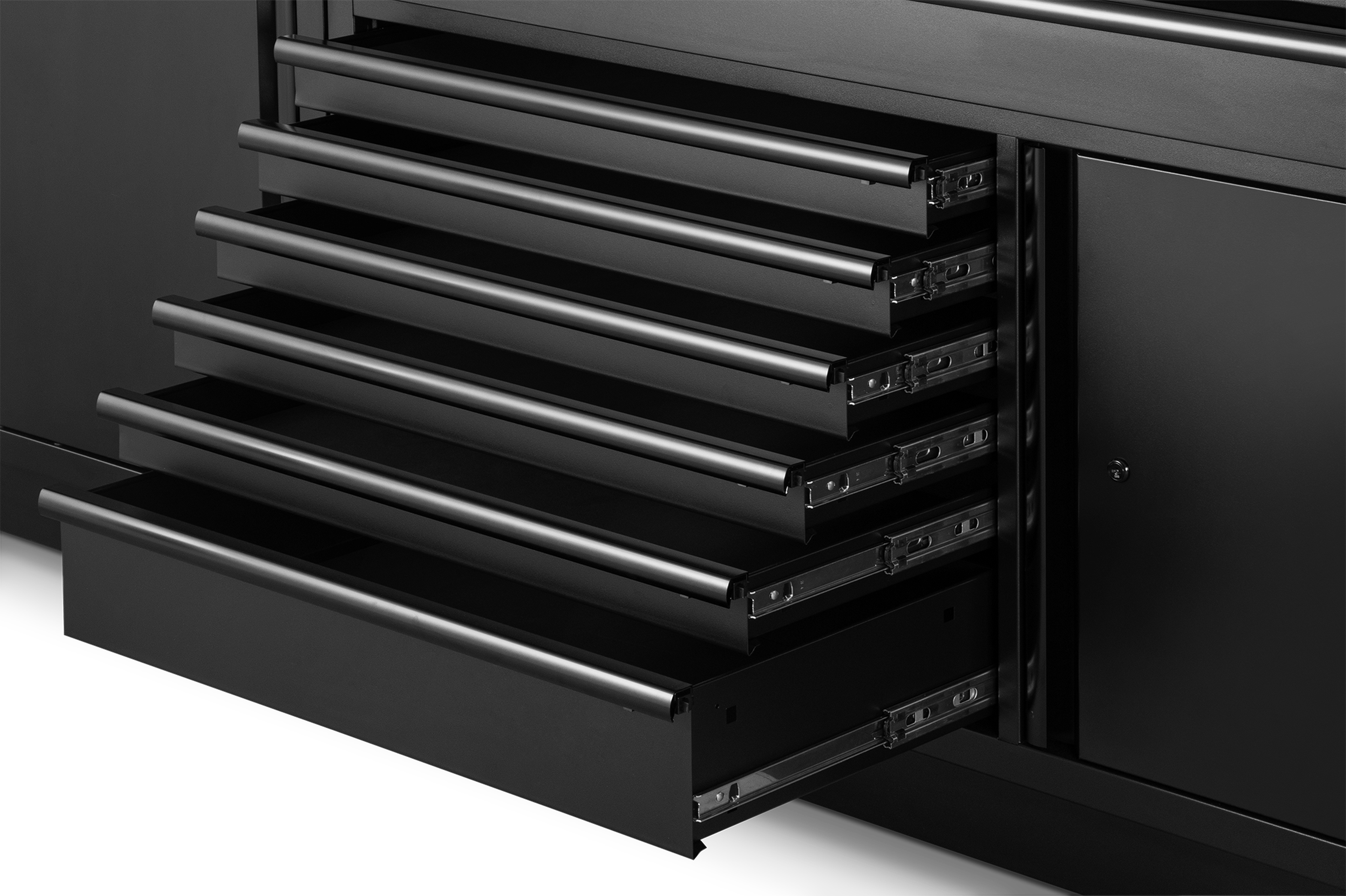 HBM modulair werkplaatssysteem 6-delig, zwart Image 14