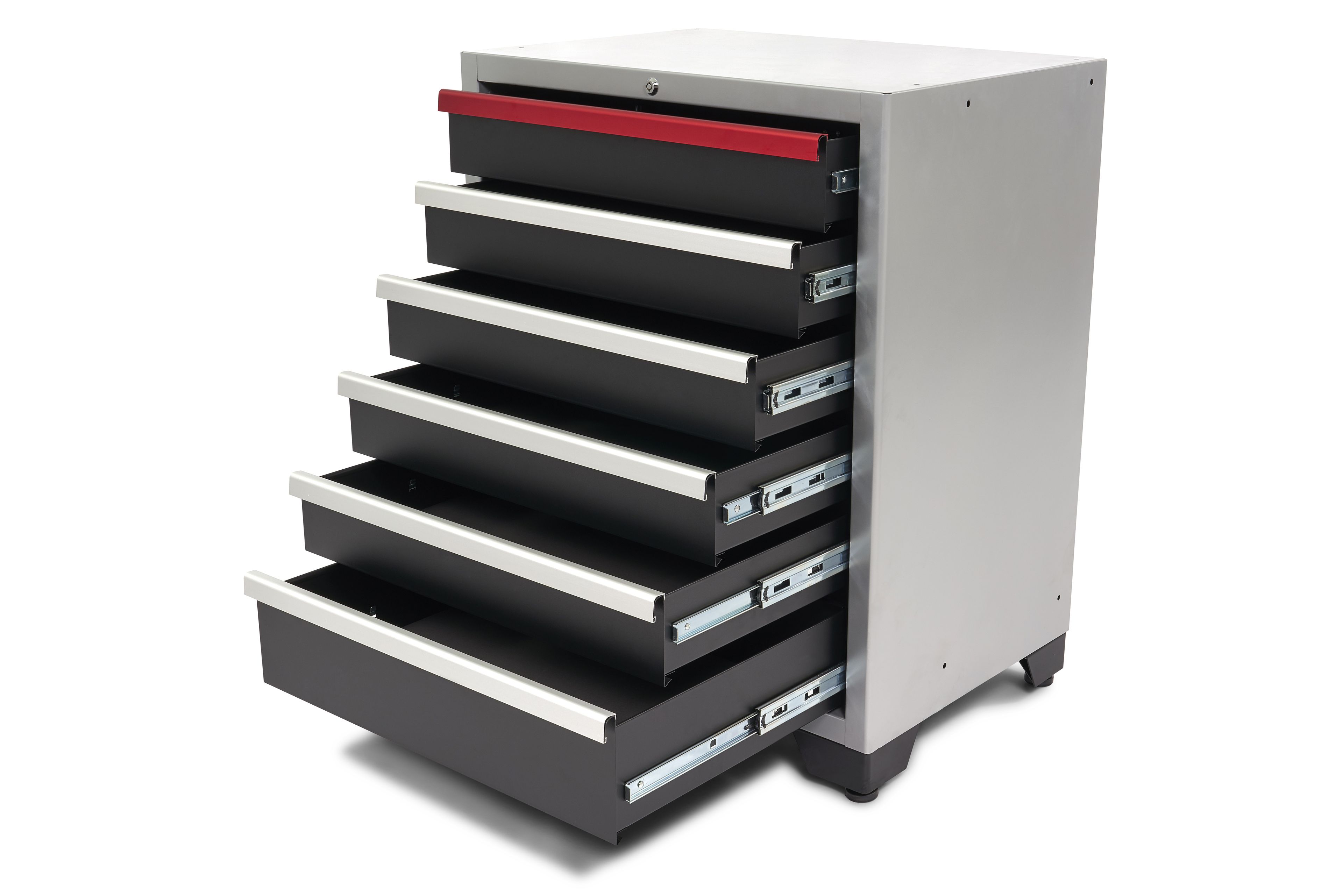 HBM Armadio portautensili professionale deluxe a 6 cassetti per l'arredamento di officine Image 6