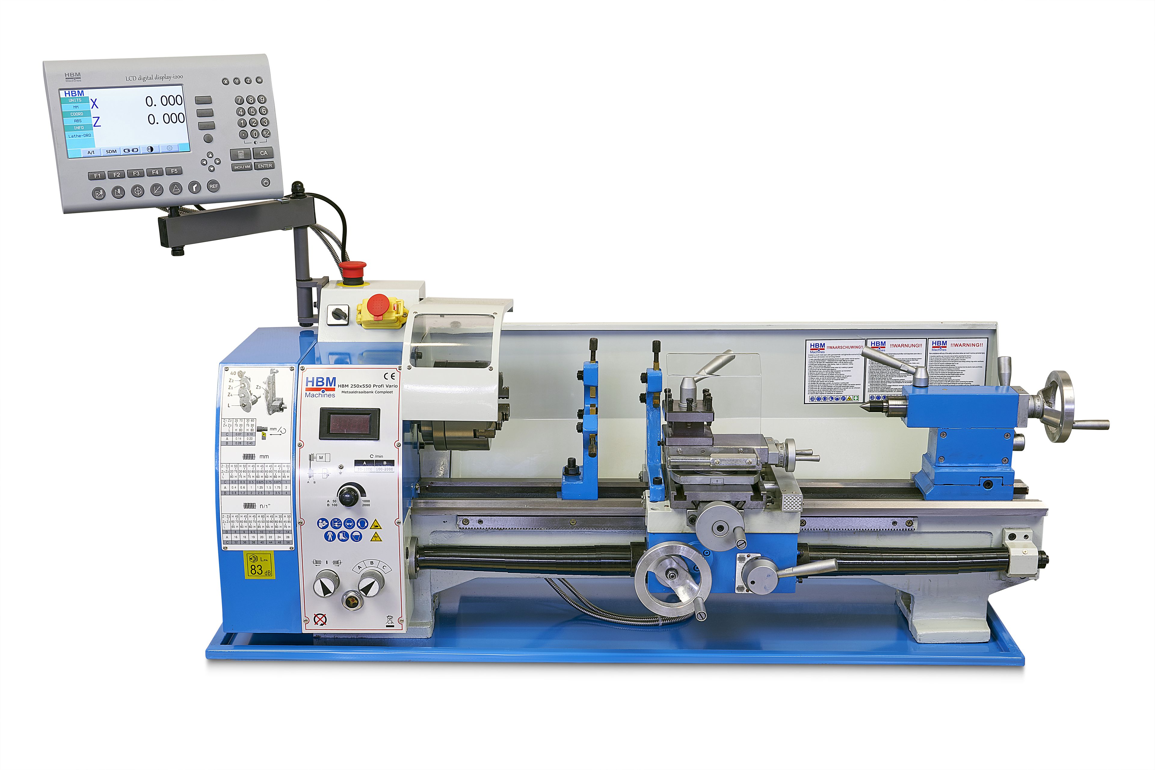 HBM torno metálico 250 x 550 DRO Image 6