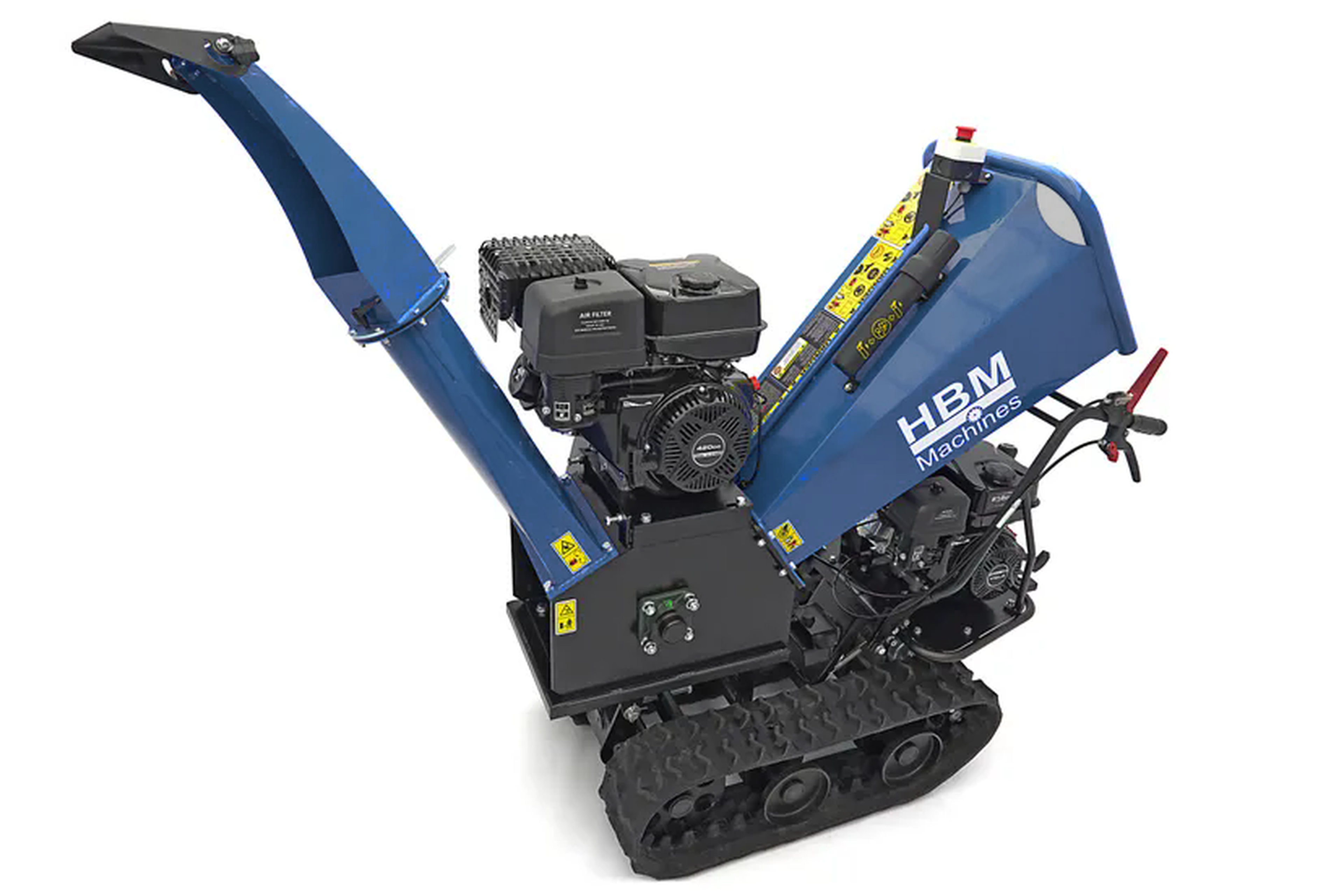 Broyeur à essence HBM Professional 4 Stroke 15 HP - 420 cc - Broyeur de bois sur chenilles Image 3