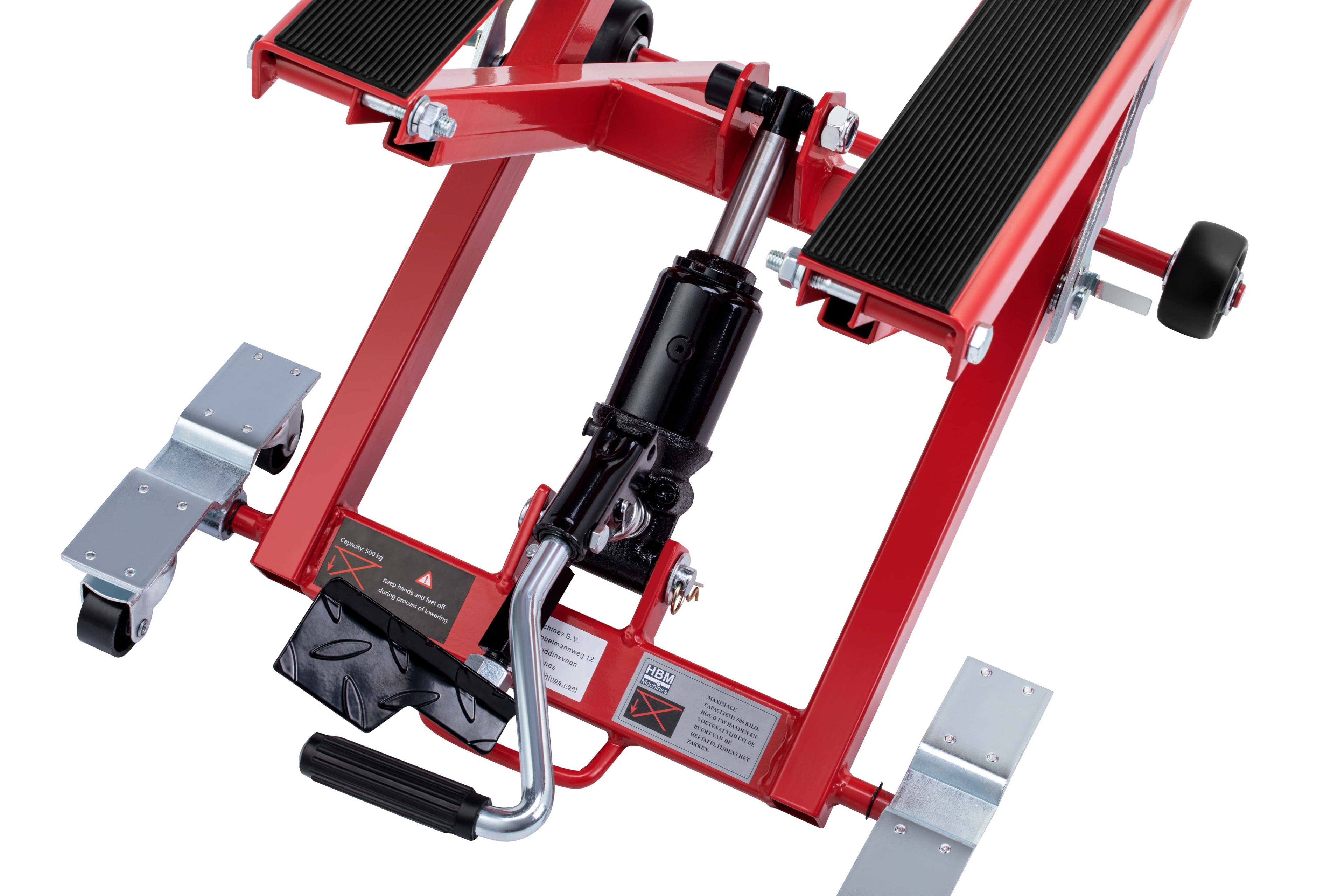 Pont élévateur mobile universel pour moto HBM - ROUGE Image 9