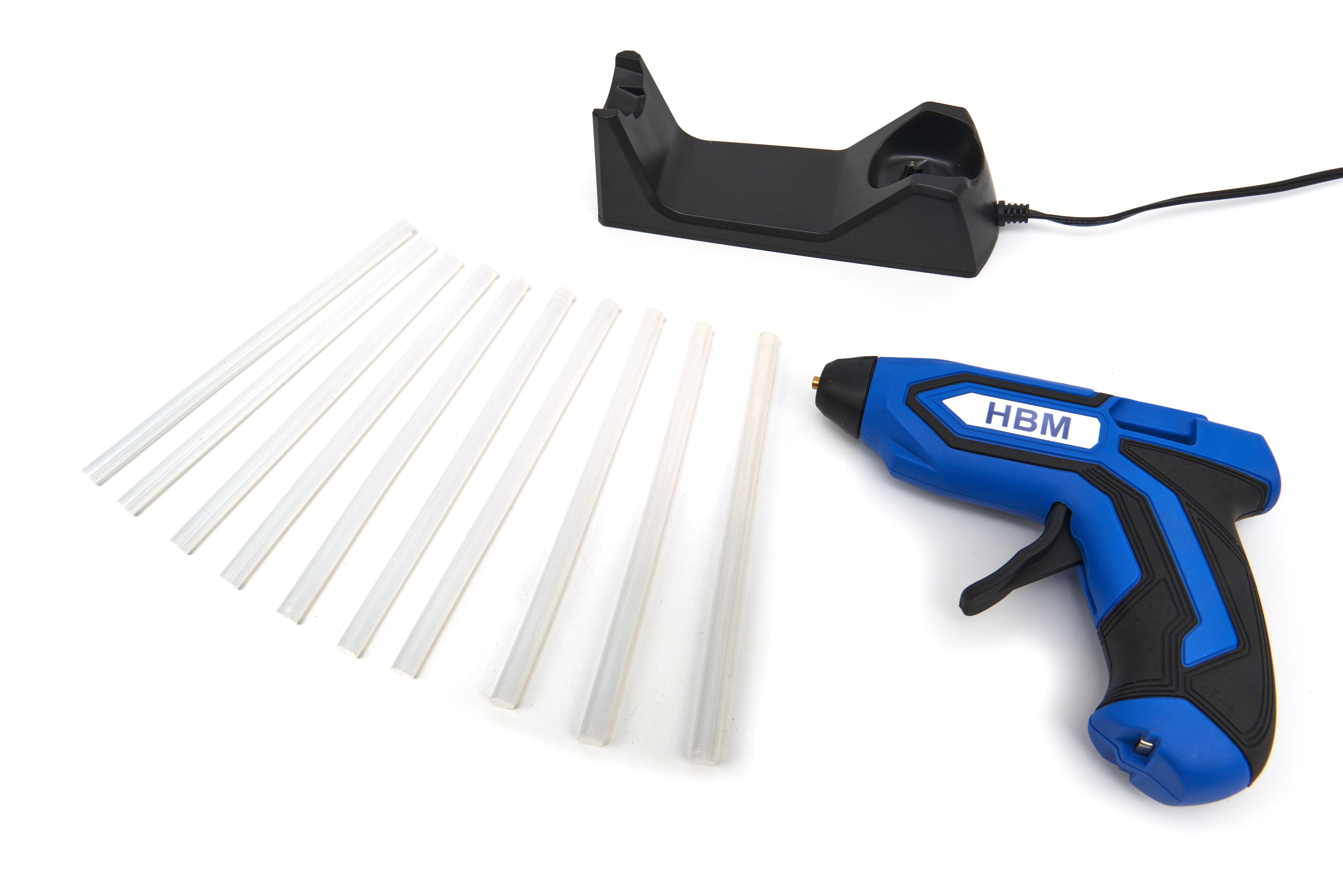 HBM 3.7V Oplaadbaar Lijmpistool Inclusief Standaard en 10 Lijmpatronen Image 7