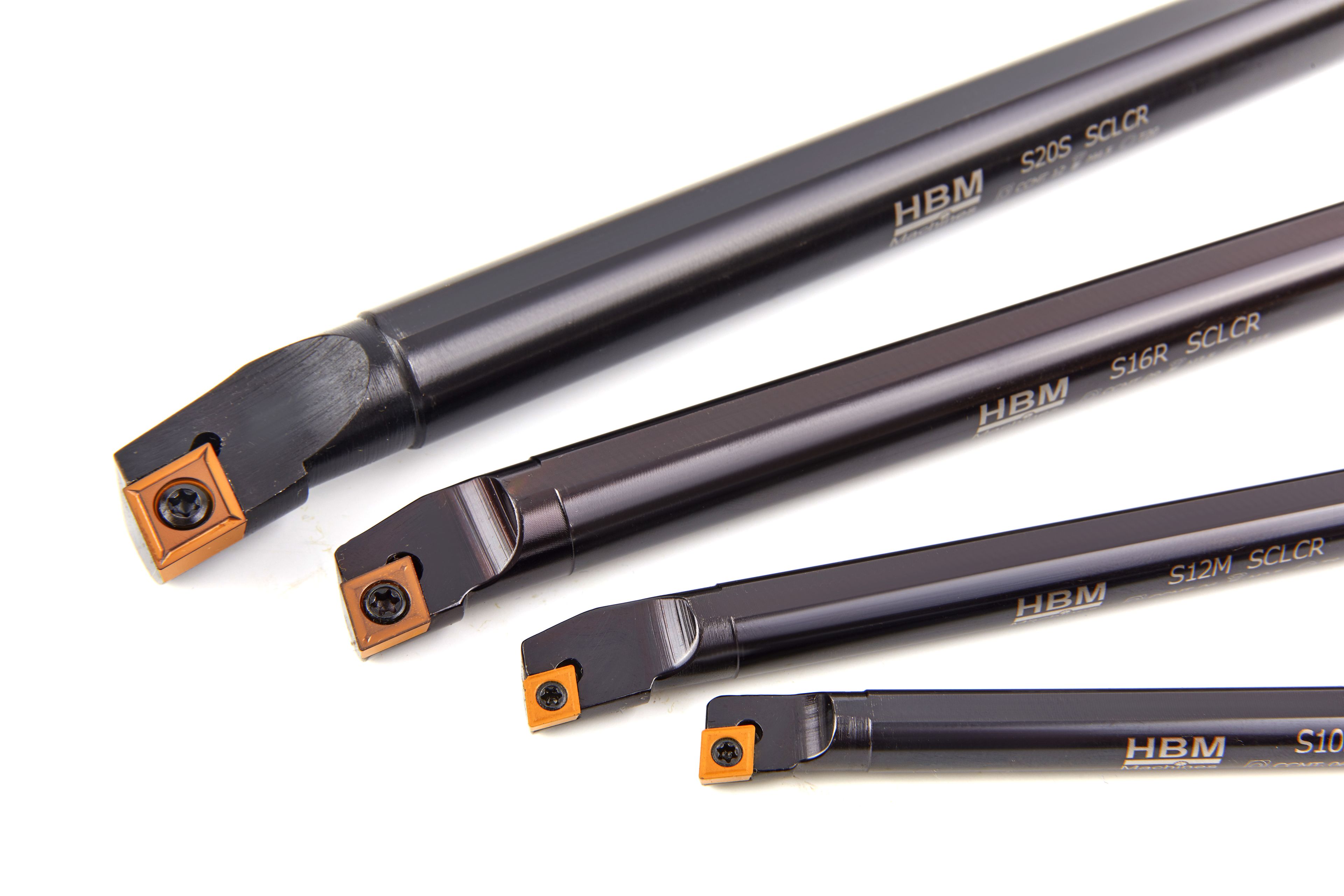 Jeu de ciseaux de tournage intérieur HBM de quatre pièces avec plaquettes HM Image 4