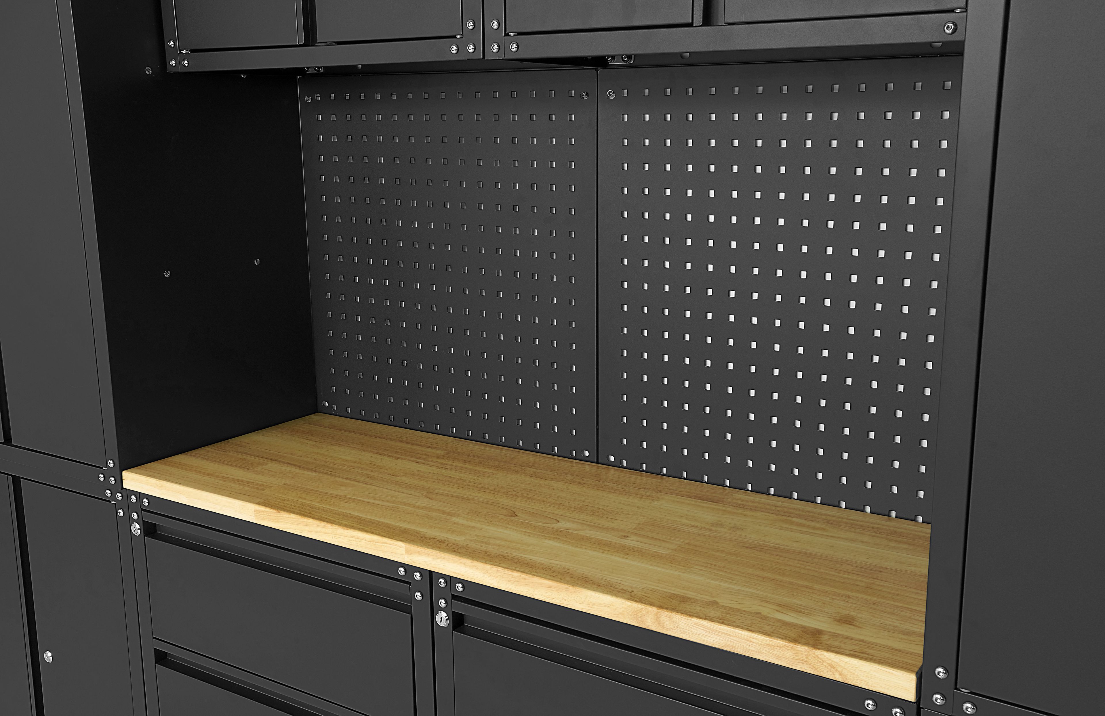 HBM Sistema di officina premium, 11 pezzi, nero opaco Image 7