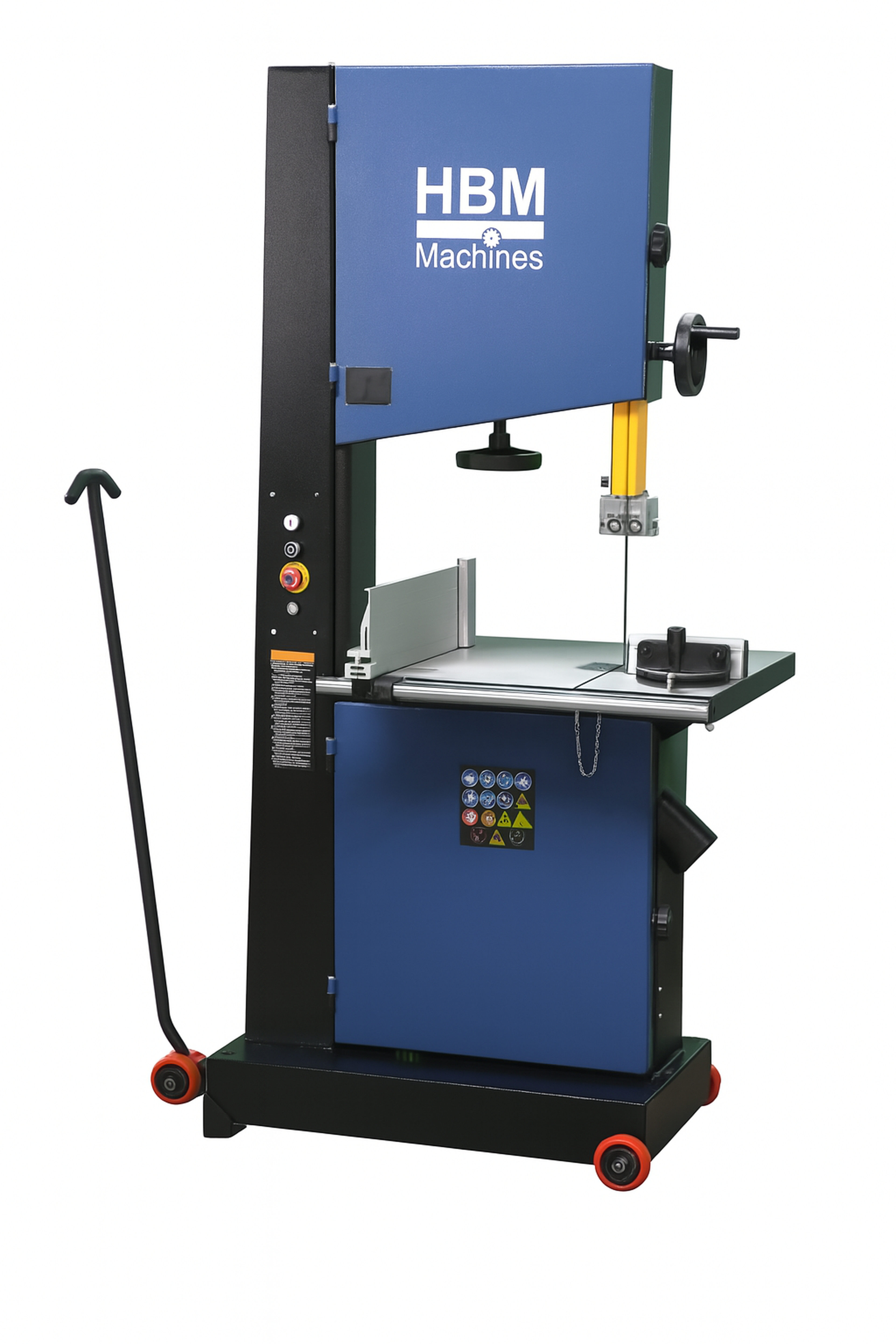 HBM lintzaagmachine hout 20 inch 400 Volt