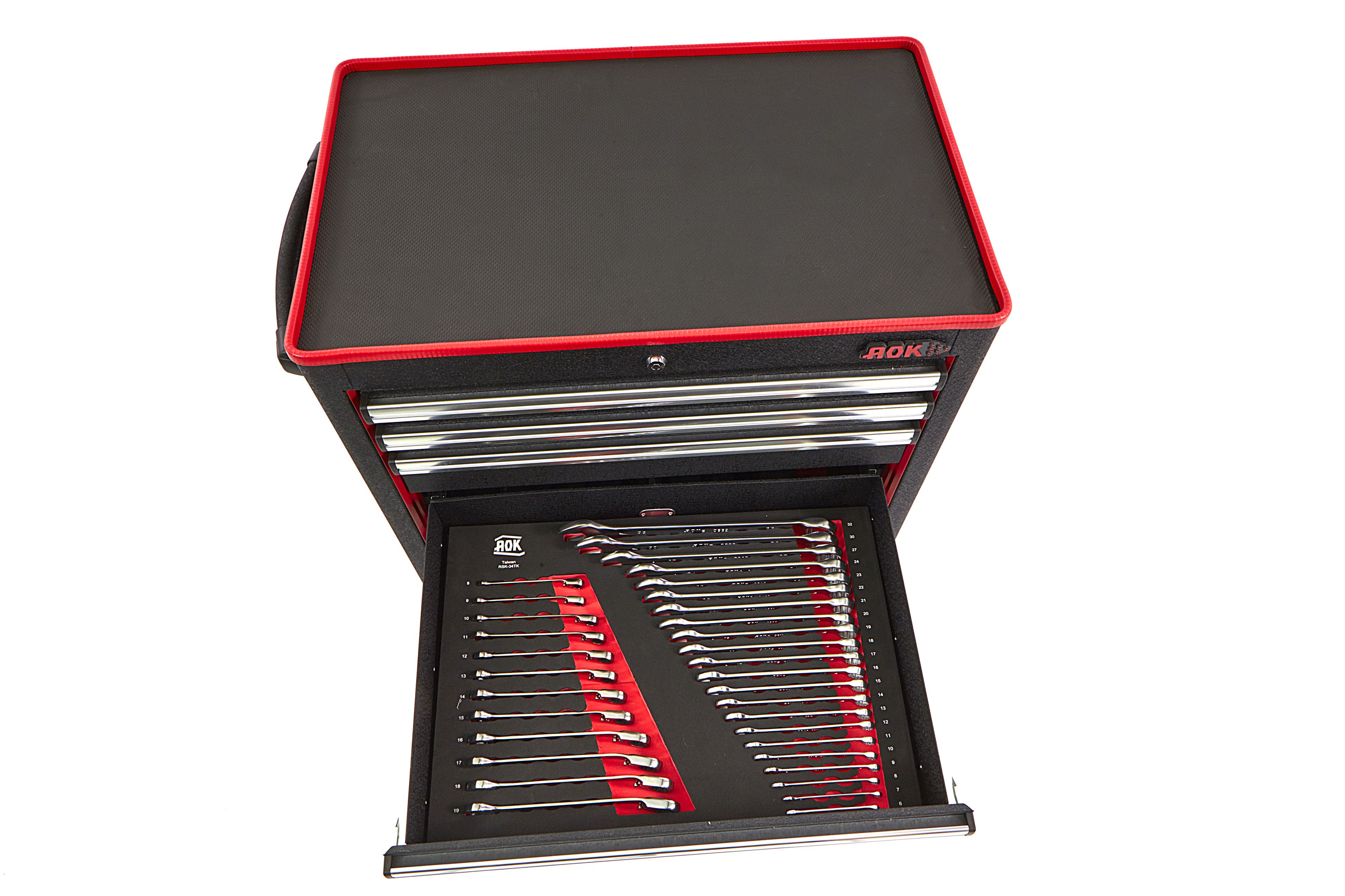 AOK Professionele Gevulde Gereedschapswagen - 249 Delig Image 11