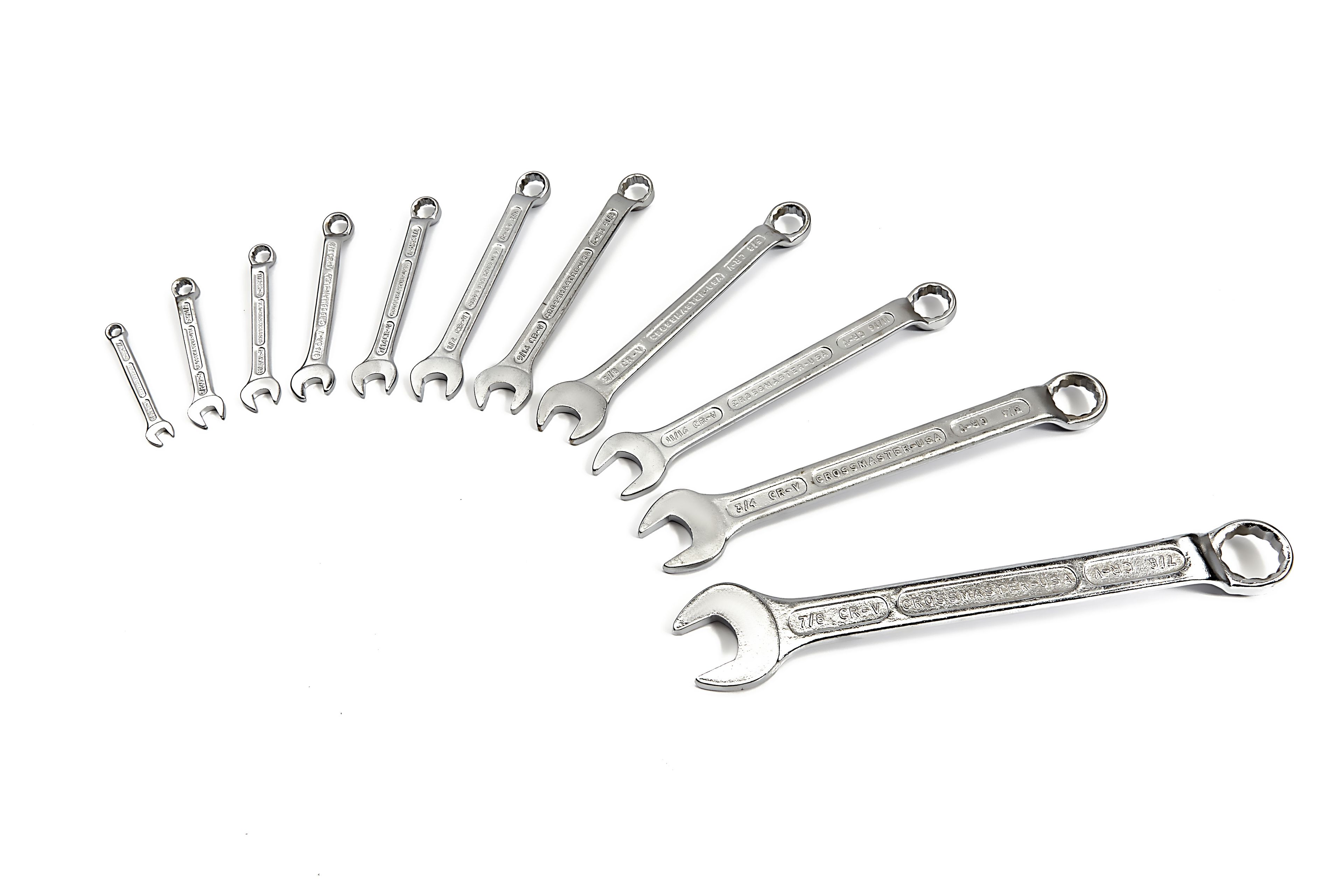 HBM 11-teiliger englischer Steigungsschlüssel - Ringschlüssel-Satz Image 3