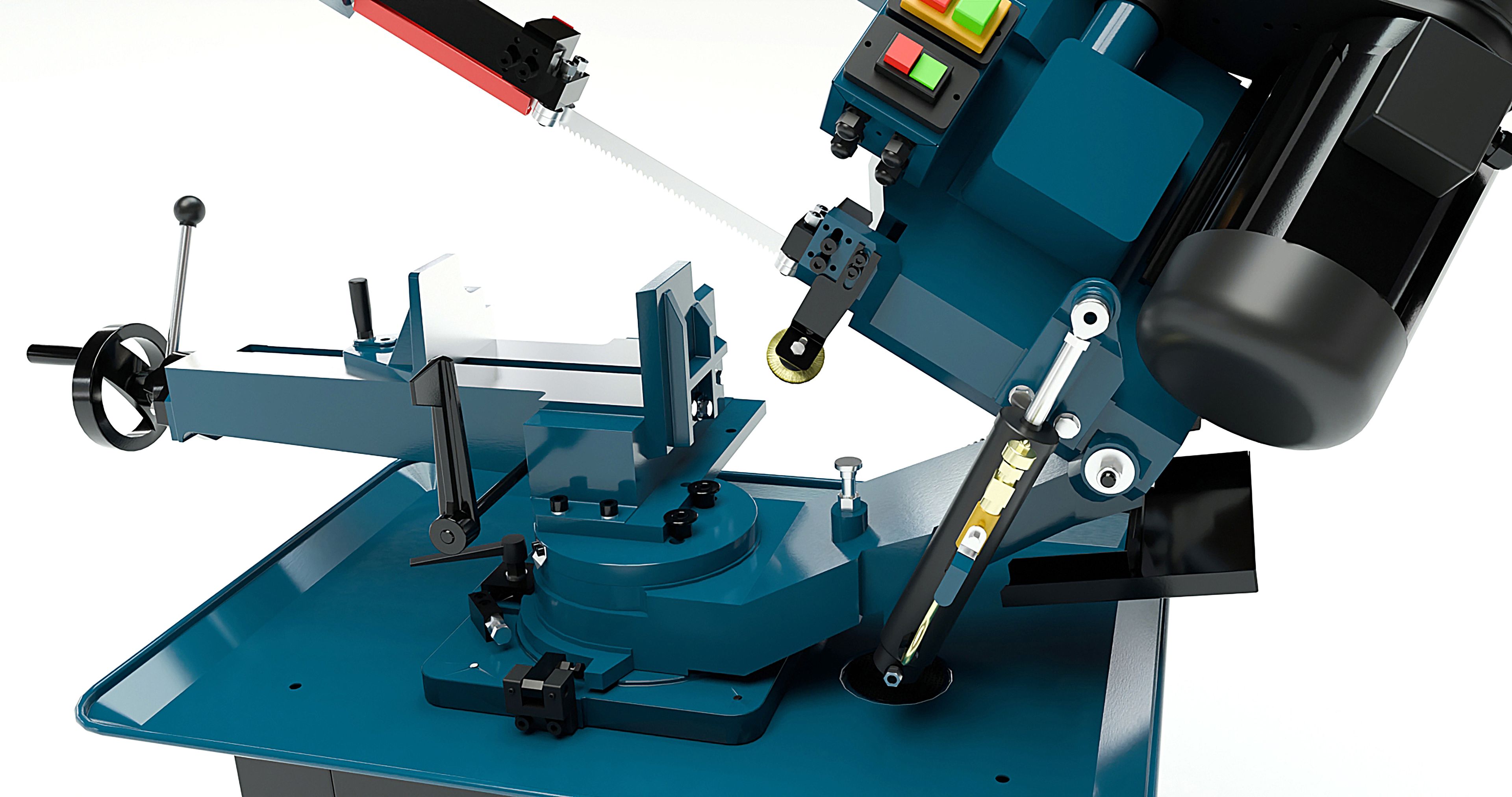 Scie à Ruban Métal HBM 8 pouces, 1100 Watt 400 V Image 5
