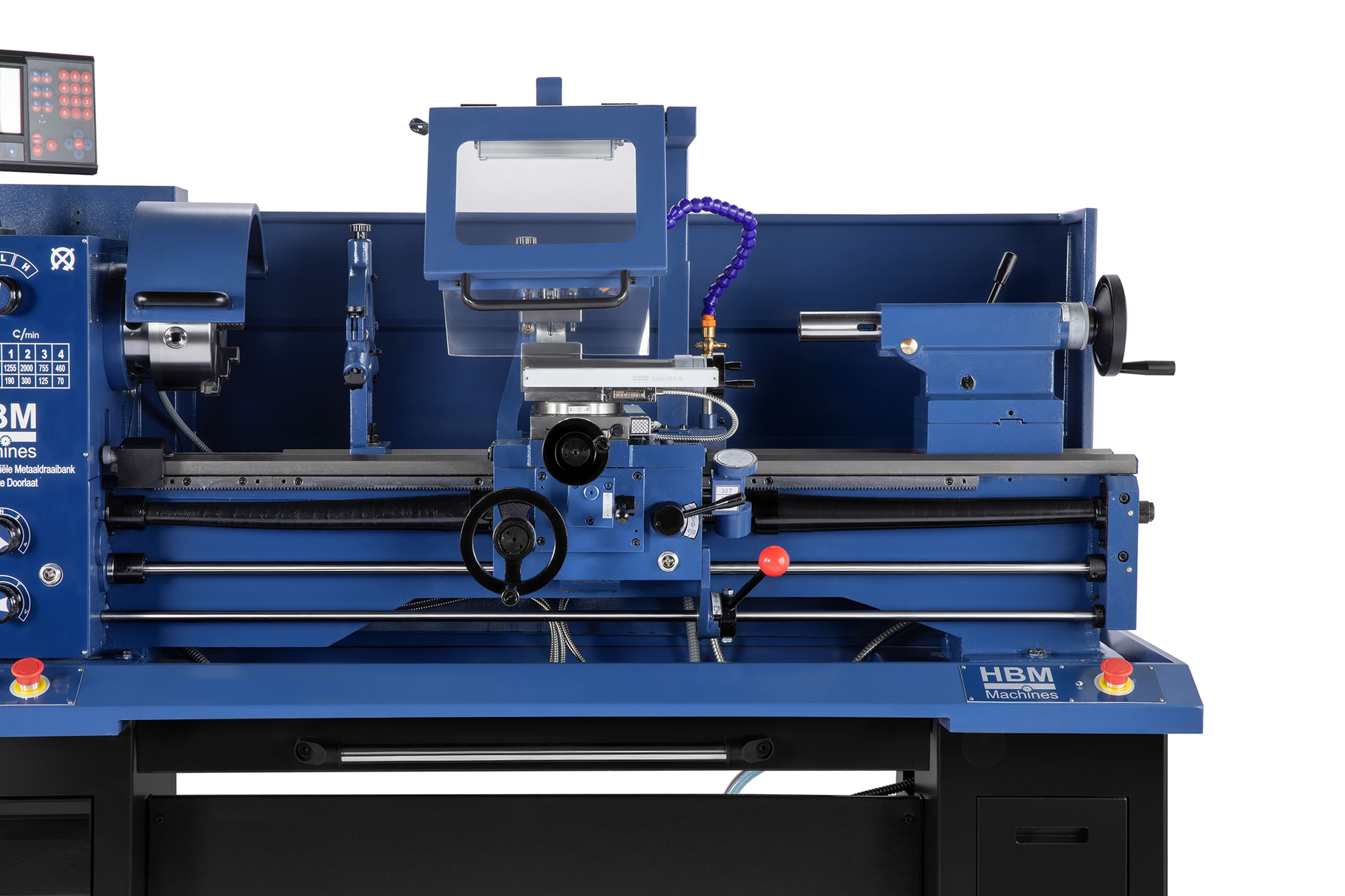 HBM Metalldrehbank 360 x 1000 DRO 400 Volt Image 4