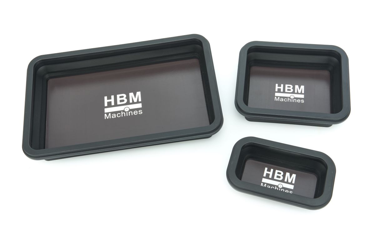 Juego de bandejas magnéticas de herramientas de 3 piezas HBM
