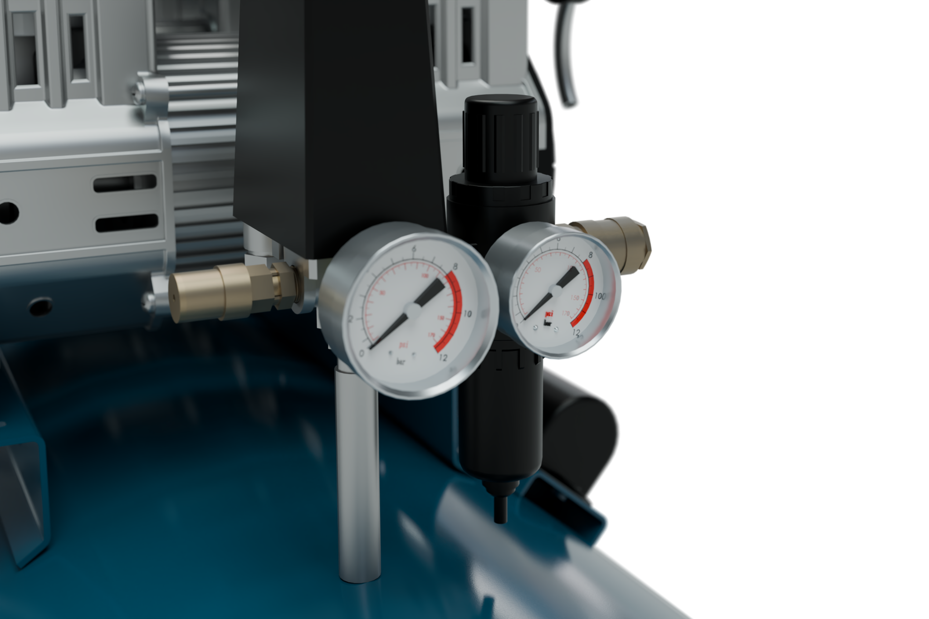 HBM compressore low noise, 4 HP, 200 litri Image 6