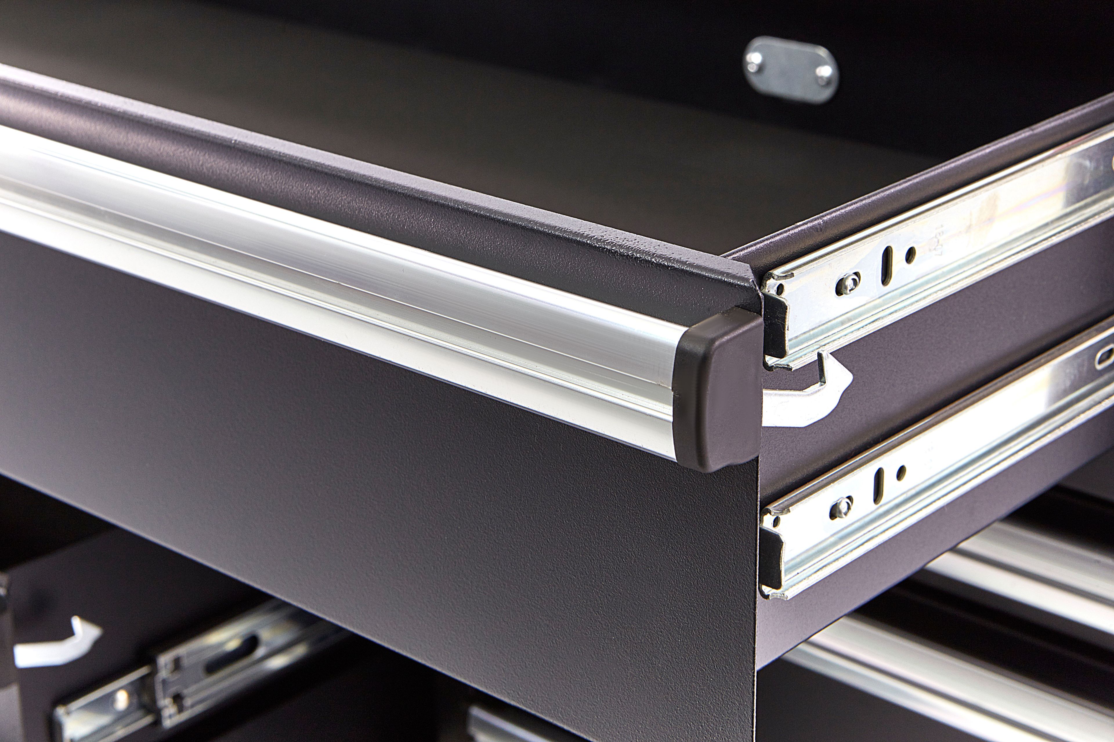 HBM gereedschapswagen met 11 laden, 111 cm, zwart Image 8