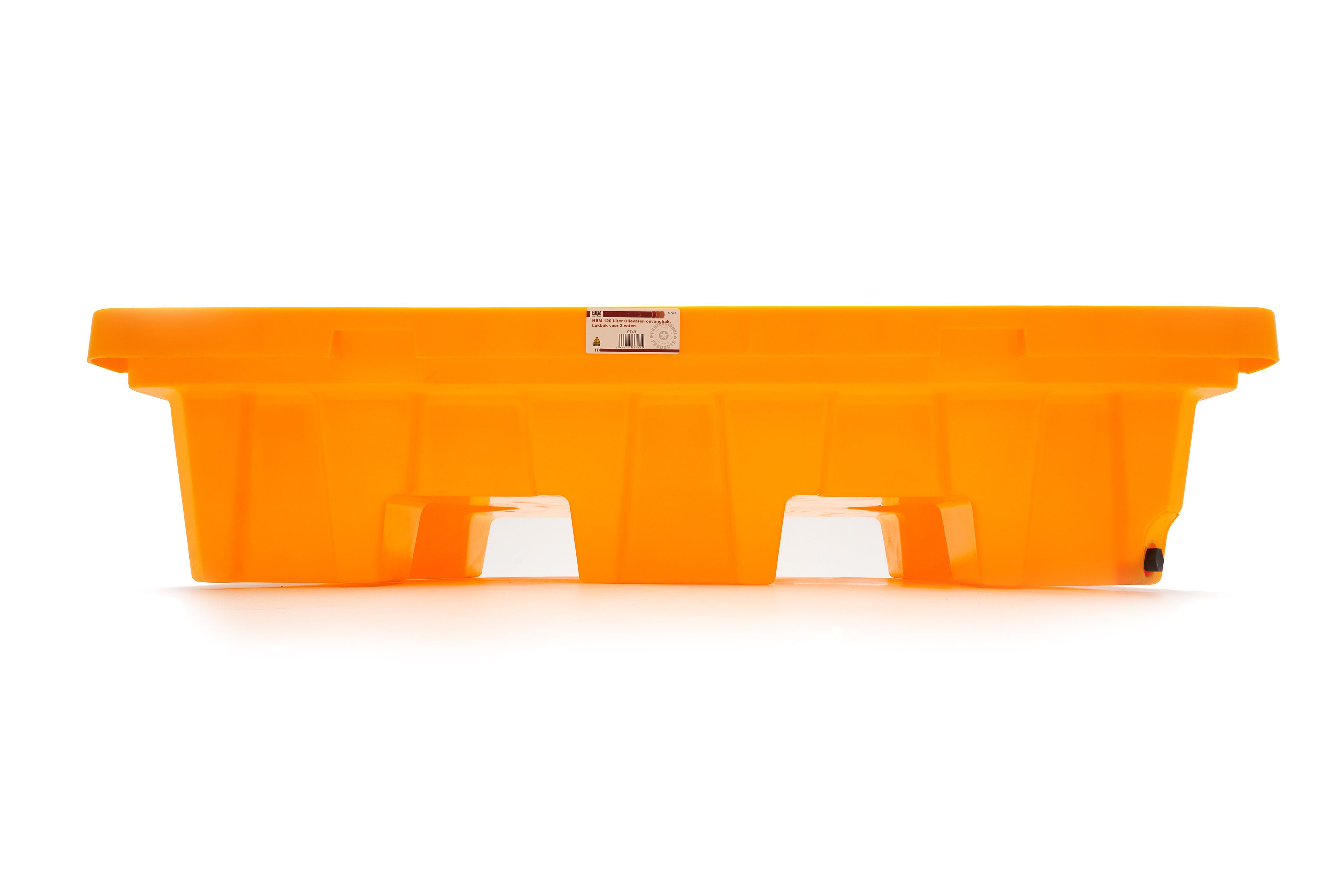 HBM 120 Litros Bandeja de recogida de barriles de aceite, Bandeja de goteo para 2 barriles Image 7