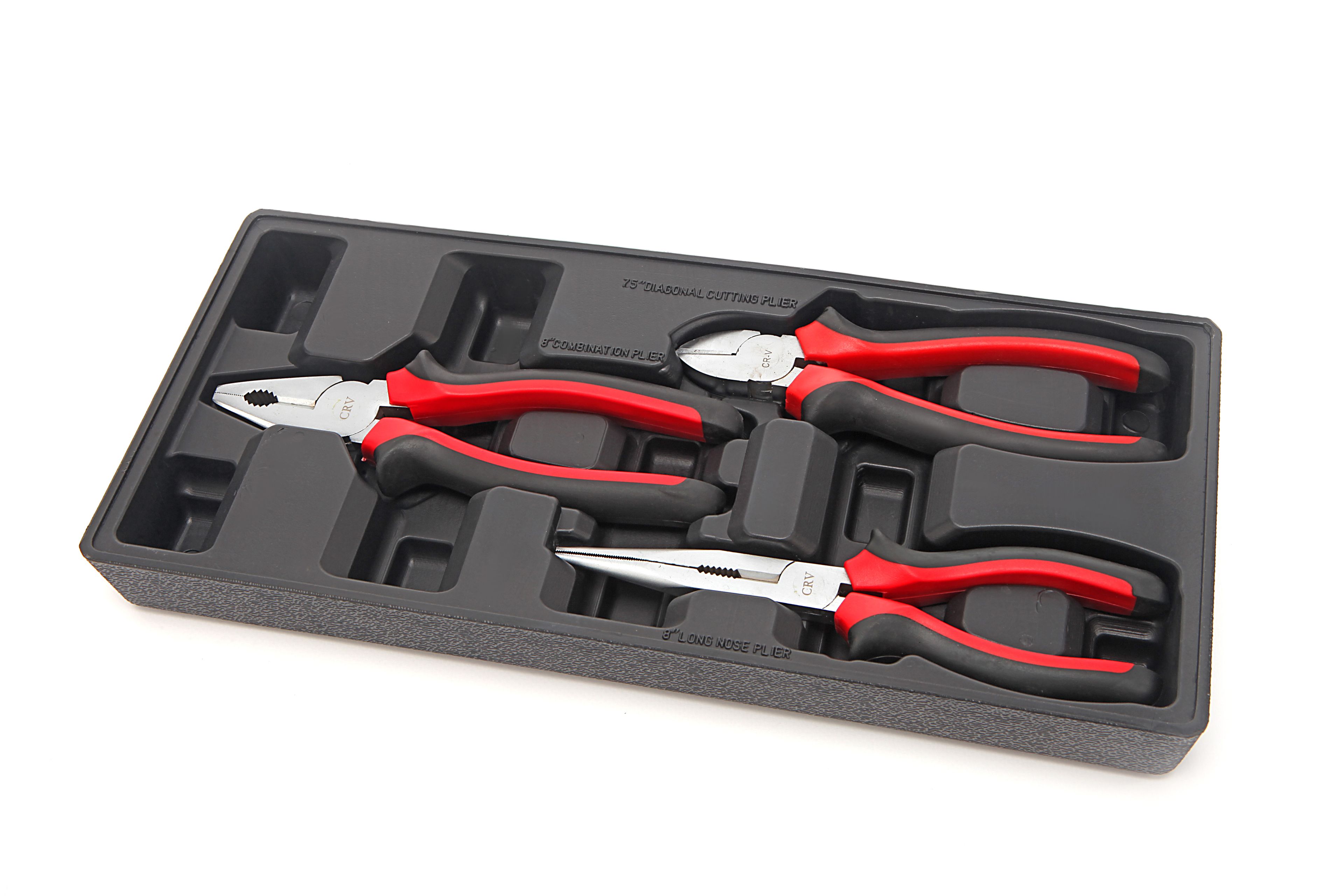 HBM 3 Delige 200 mm Tangenset Inlay voor HBM Gereedschapswagen