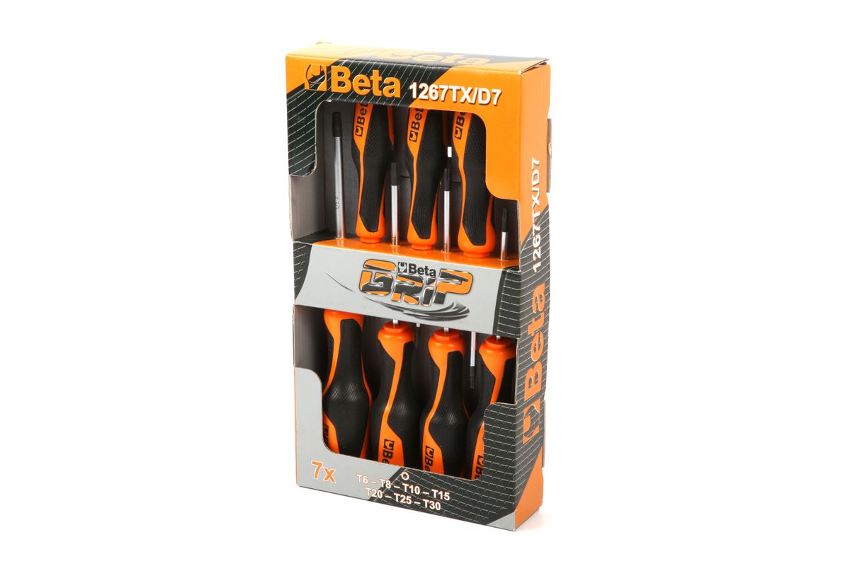 Beta 1267 TX / D7 Grip 7 jeux de tournevis - 012670307