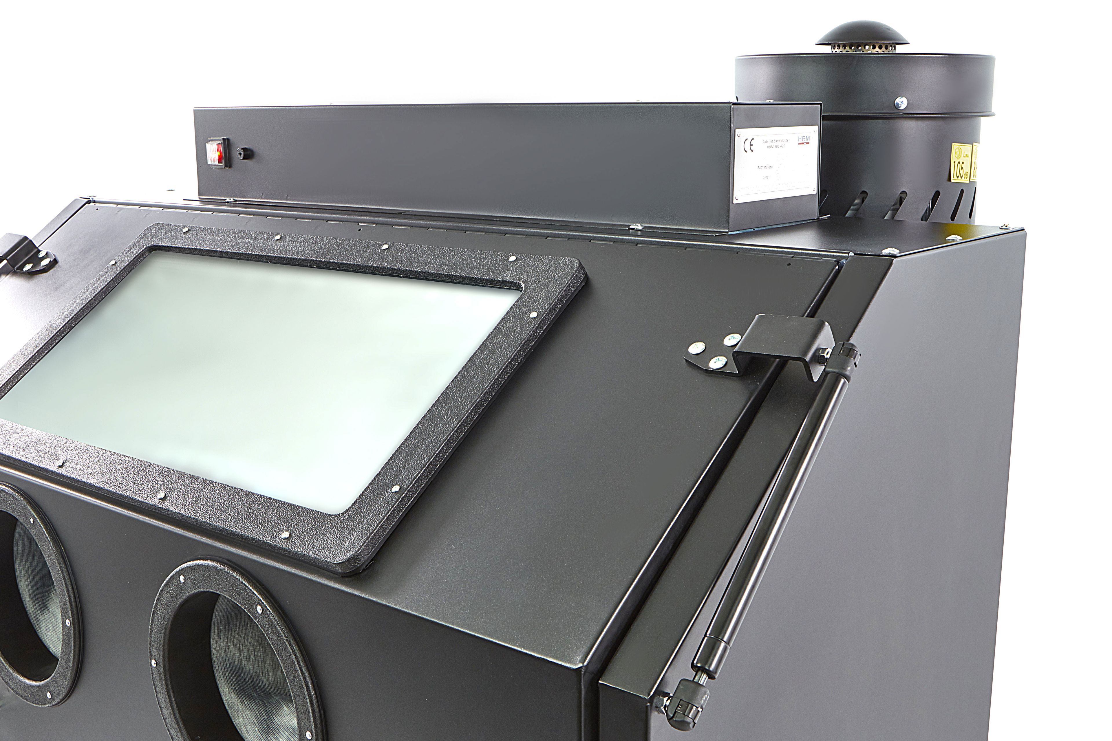 HBM cabine de sablage avec aspiration SBC 420/500 noir Image 10