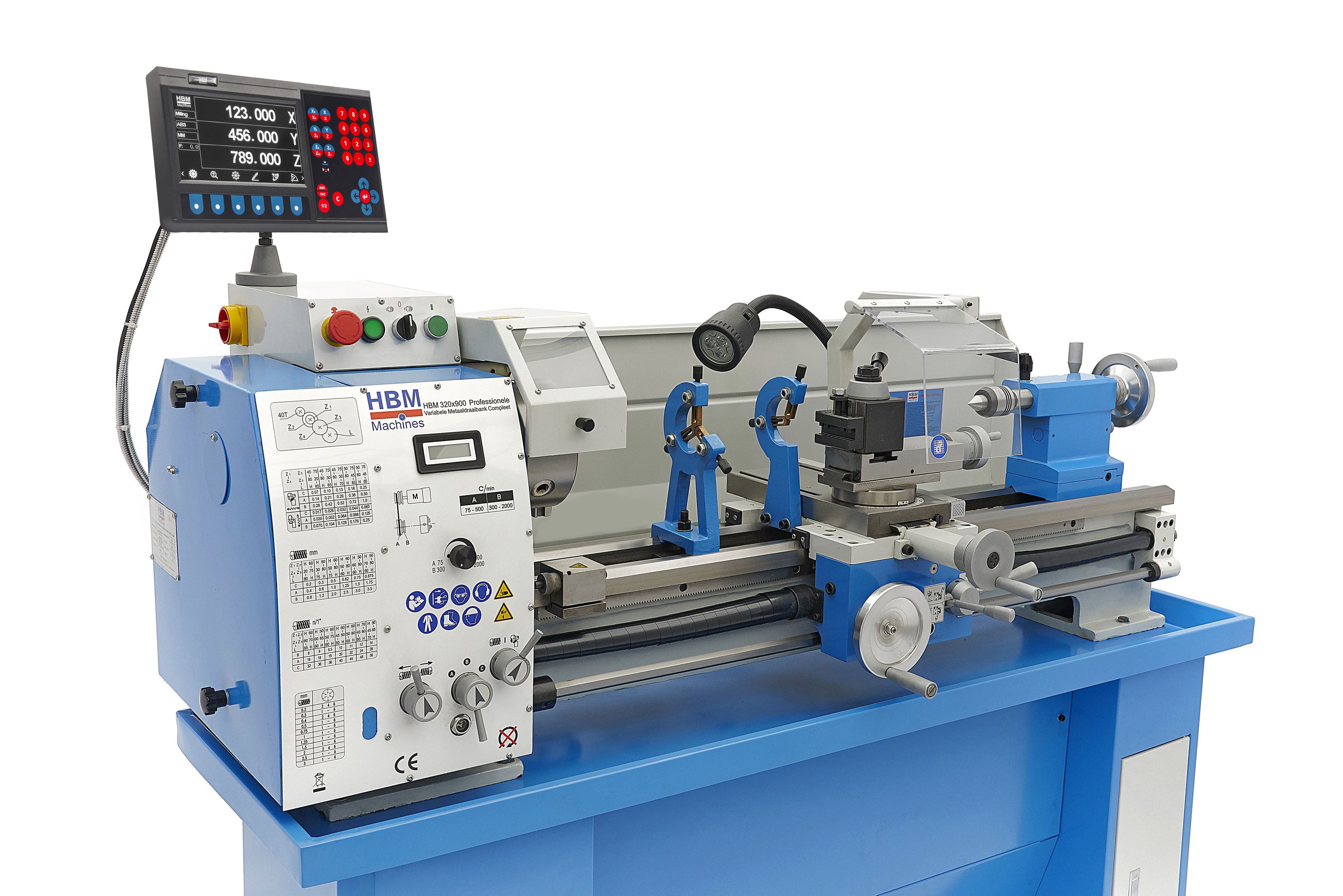 HBM tornio per metallo 320 x 900 DRO vario Image 9