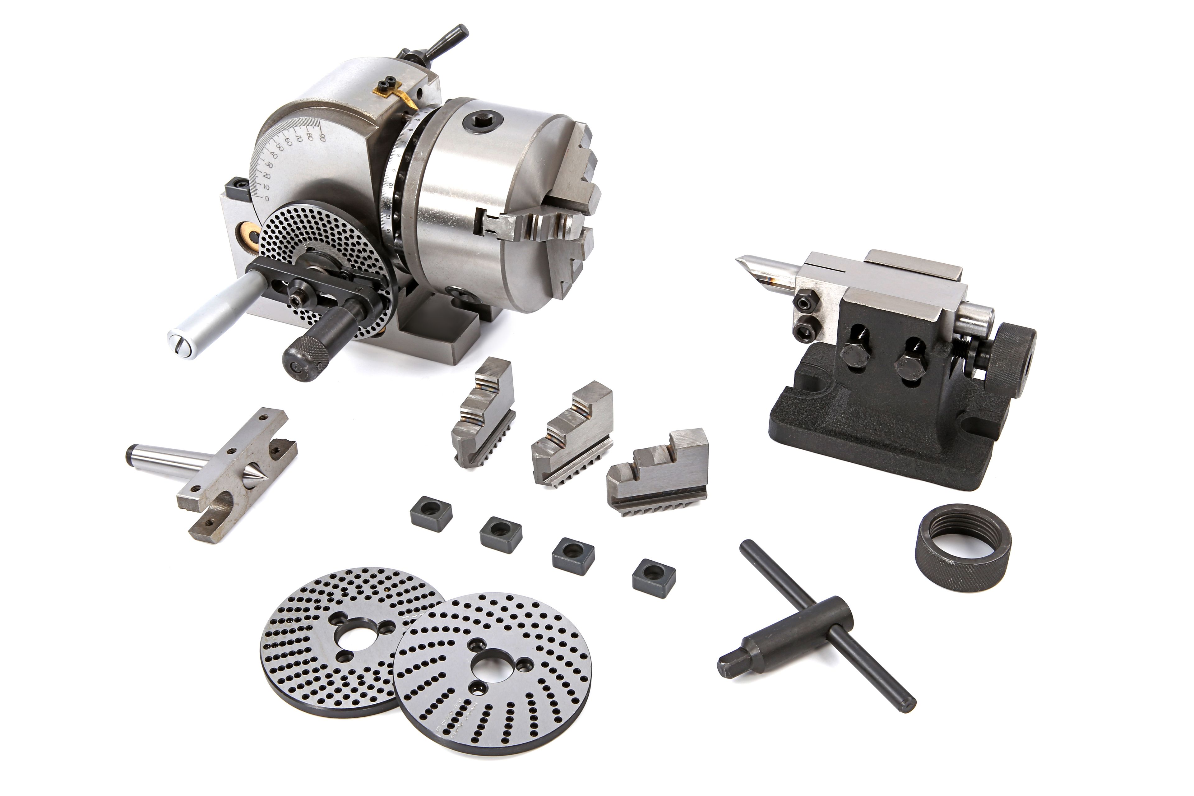 HBM BS-0 distributore SET con 125 mm 3 supporto per mandrino