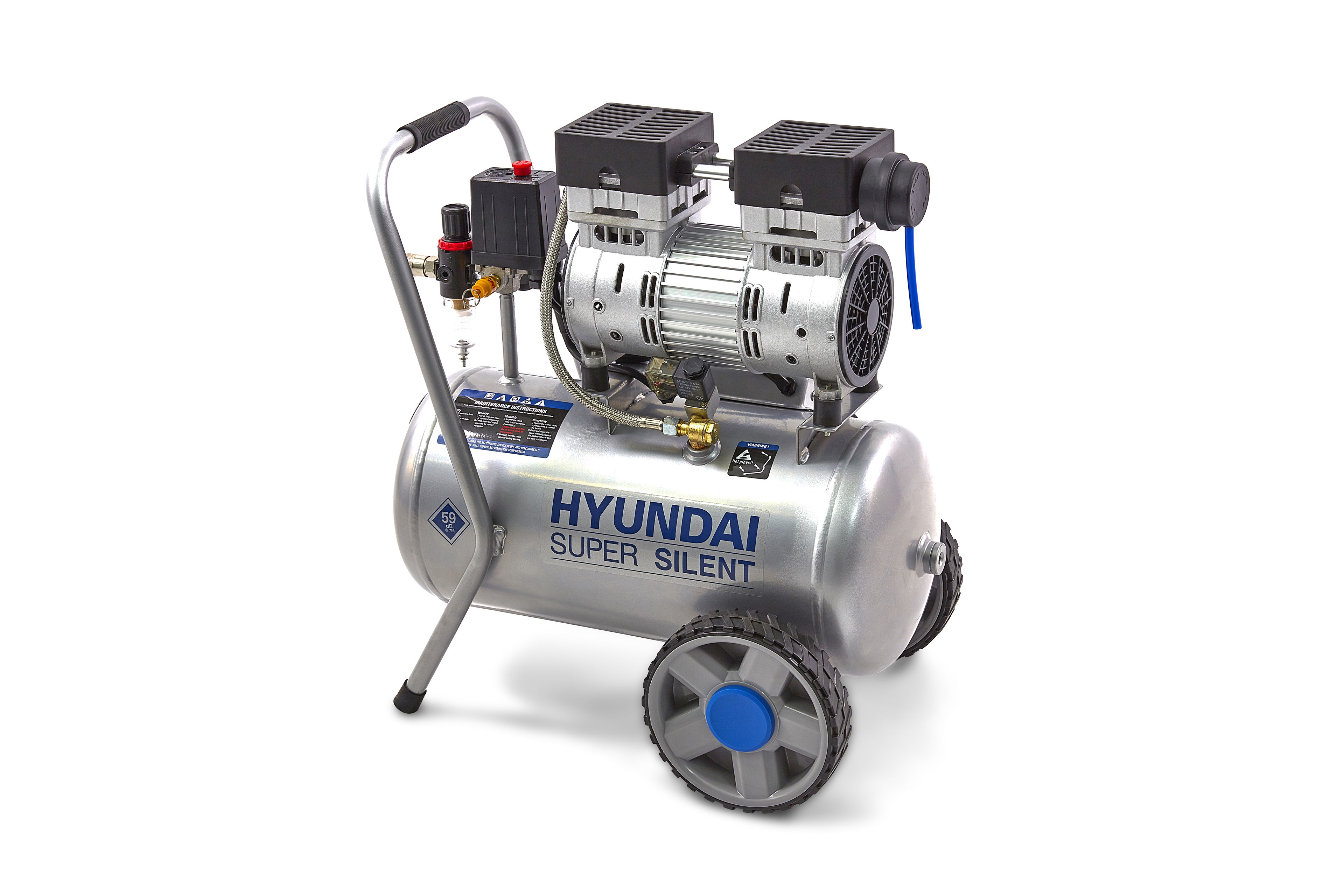 Compressore Hyundai da 24 Litri Professionale a Basso Rumore