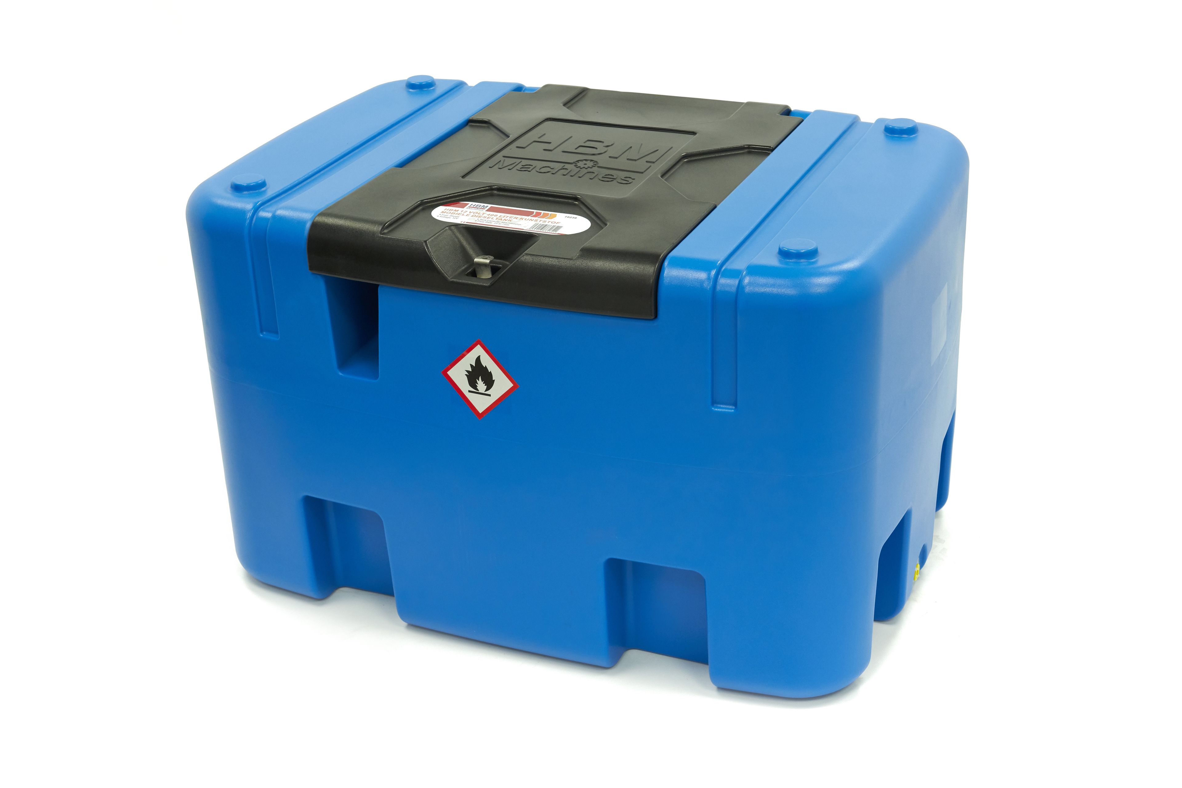 HBM Tanque de diesel móvil de plástico de 12 voltios y 400 litros Image 9