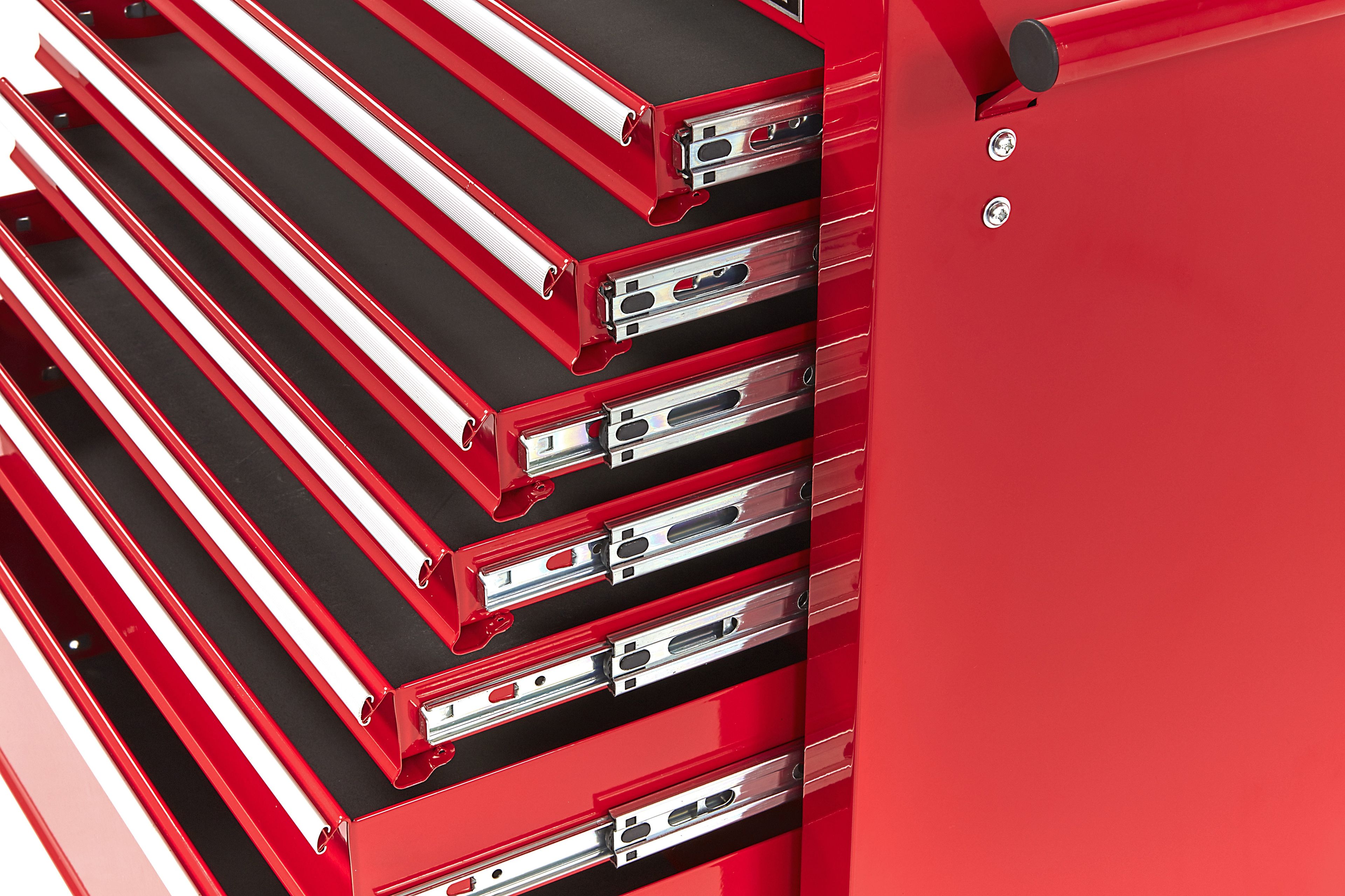 Carrello portautensili HBM con 7 cassetti, 62 cm, rosso Image 3