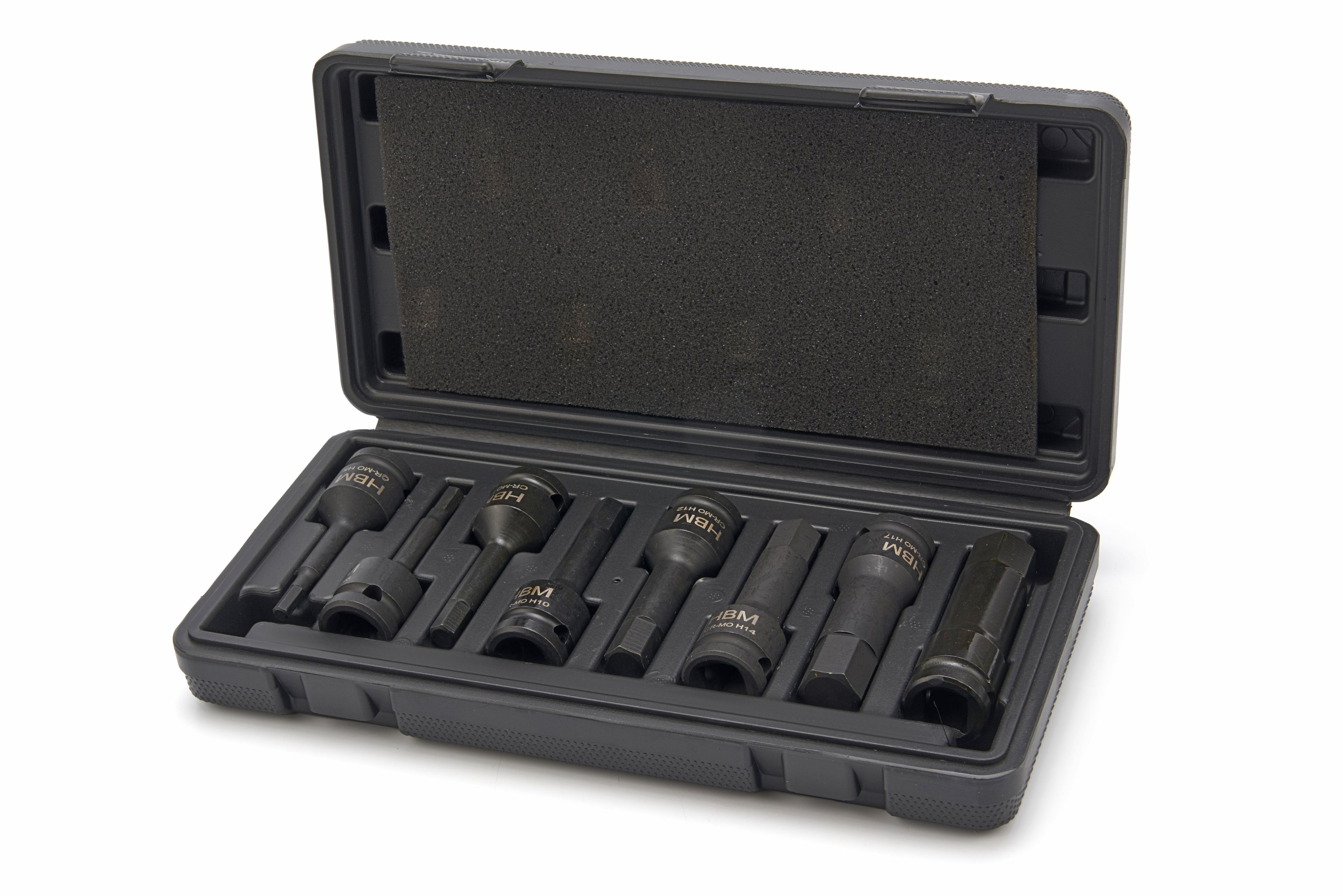 HBM lange inbus krachtdoppenset 1/2 inch, 8-delig
