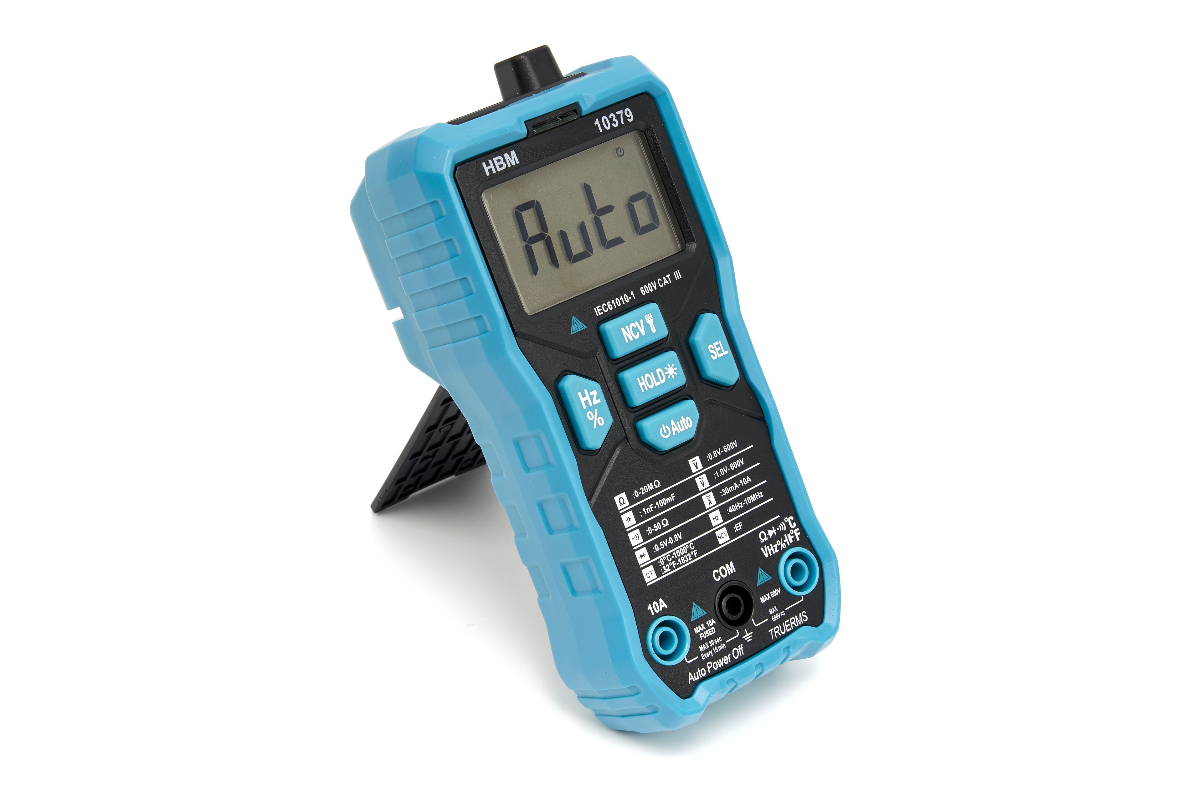 HBM Professionele Digitale Multimeter Met Kabelvinder Functie en LED Verlichting – Model 2