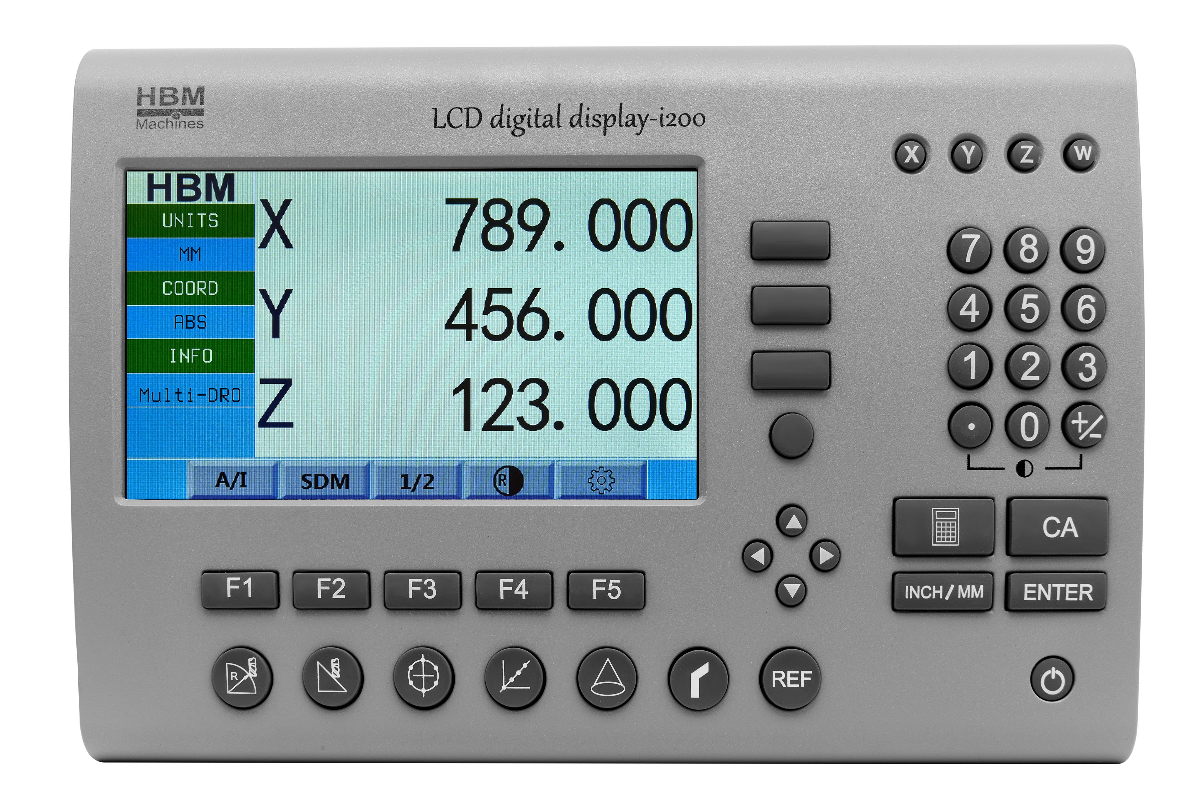 HBM Armoire de lecture numérique à 3 axes Professionnelle avec écran LCD Image 4