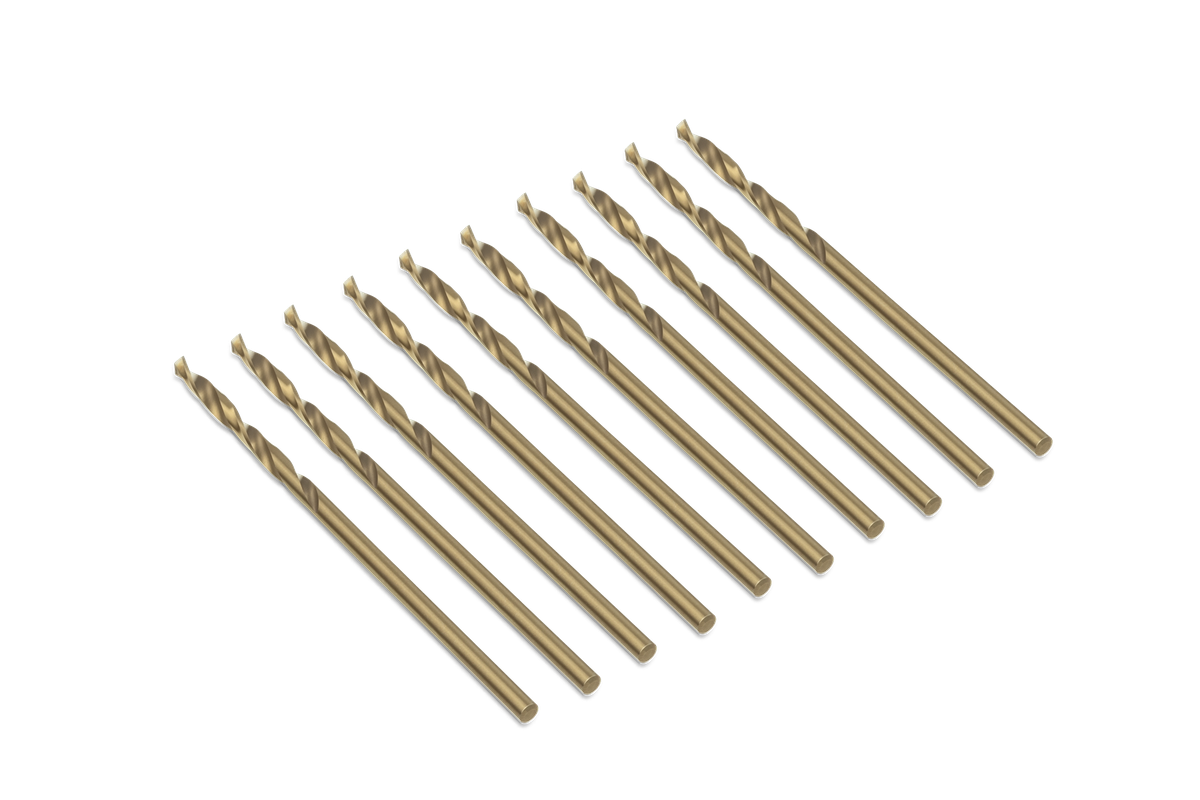 HBM Kobalt-Bohrer 1 bis 8mm (10 Stück verpackt)