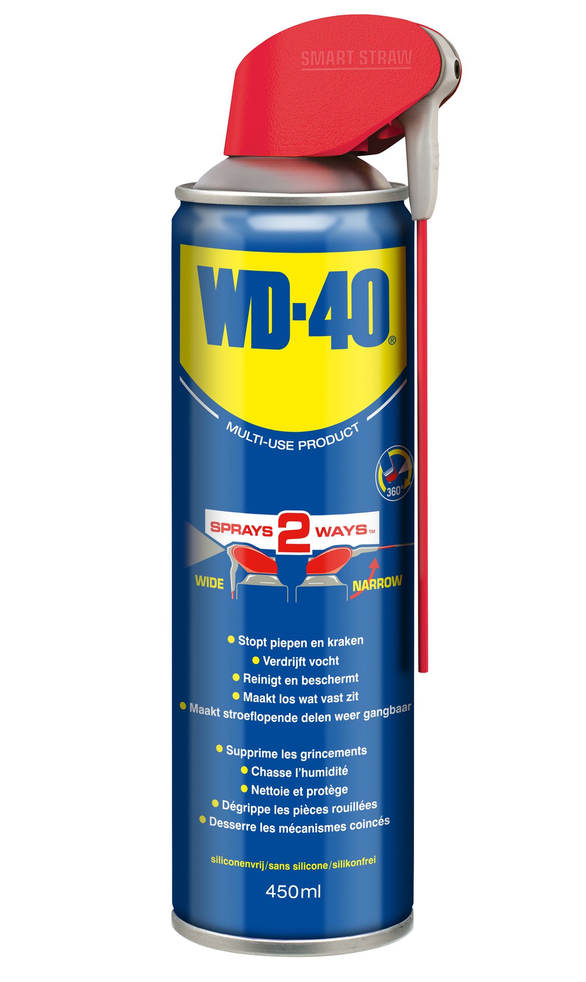 WD-40® Multifunktionsprodukt Smart Straw 450 ml