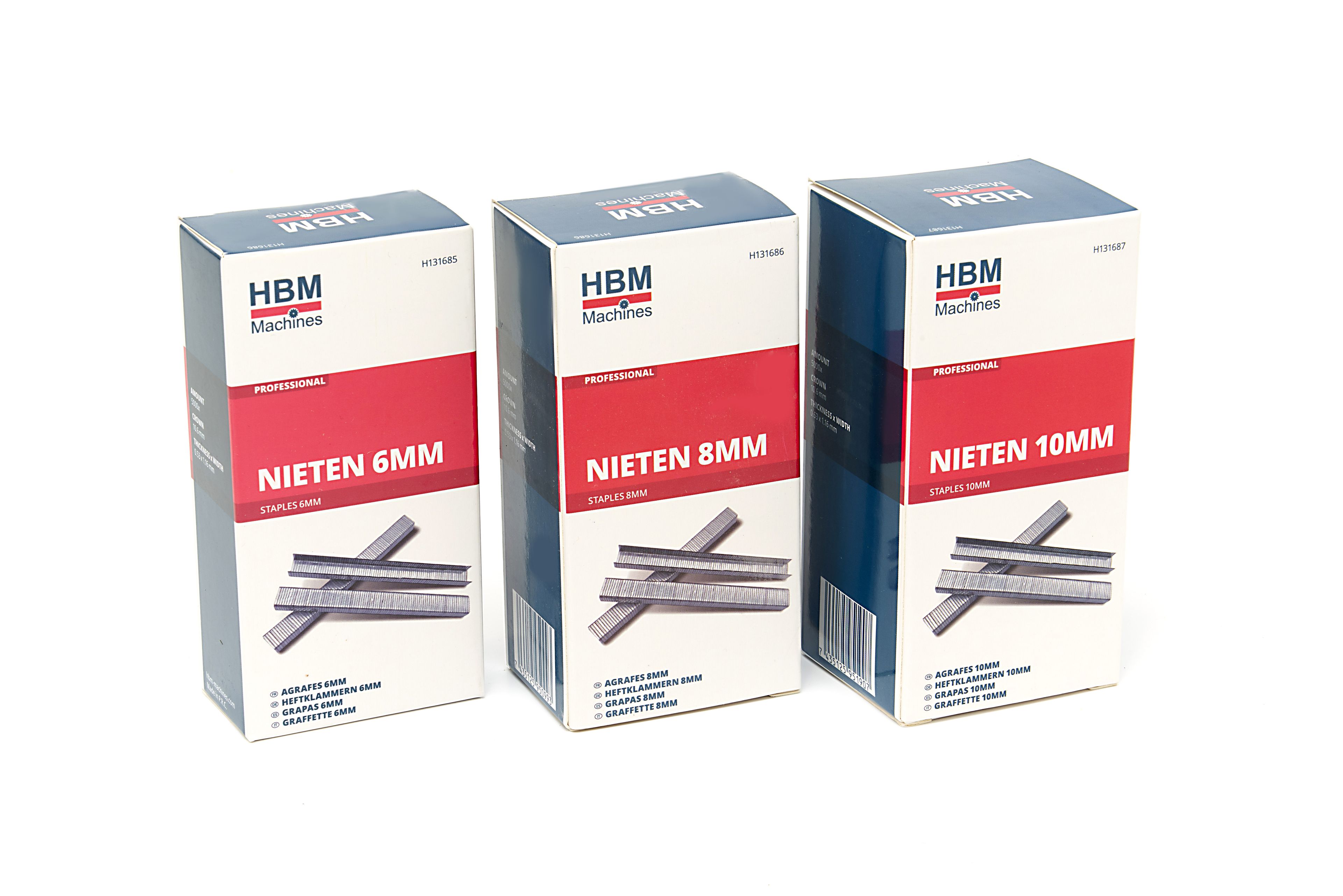 Agrafes HBM pour agrafeuse à agrafeuse à main 10 mm Image 4