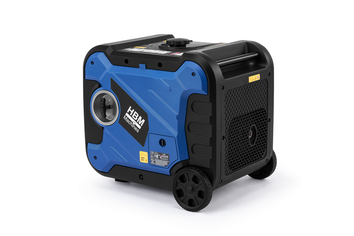 HBM generador inversor con motor de gasolina de 327 cm³ 230V 6500W