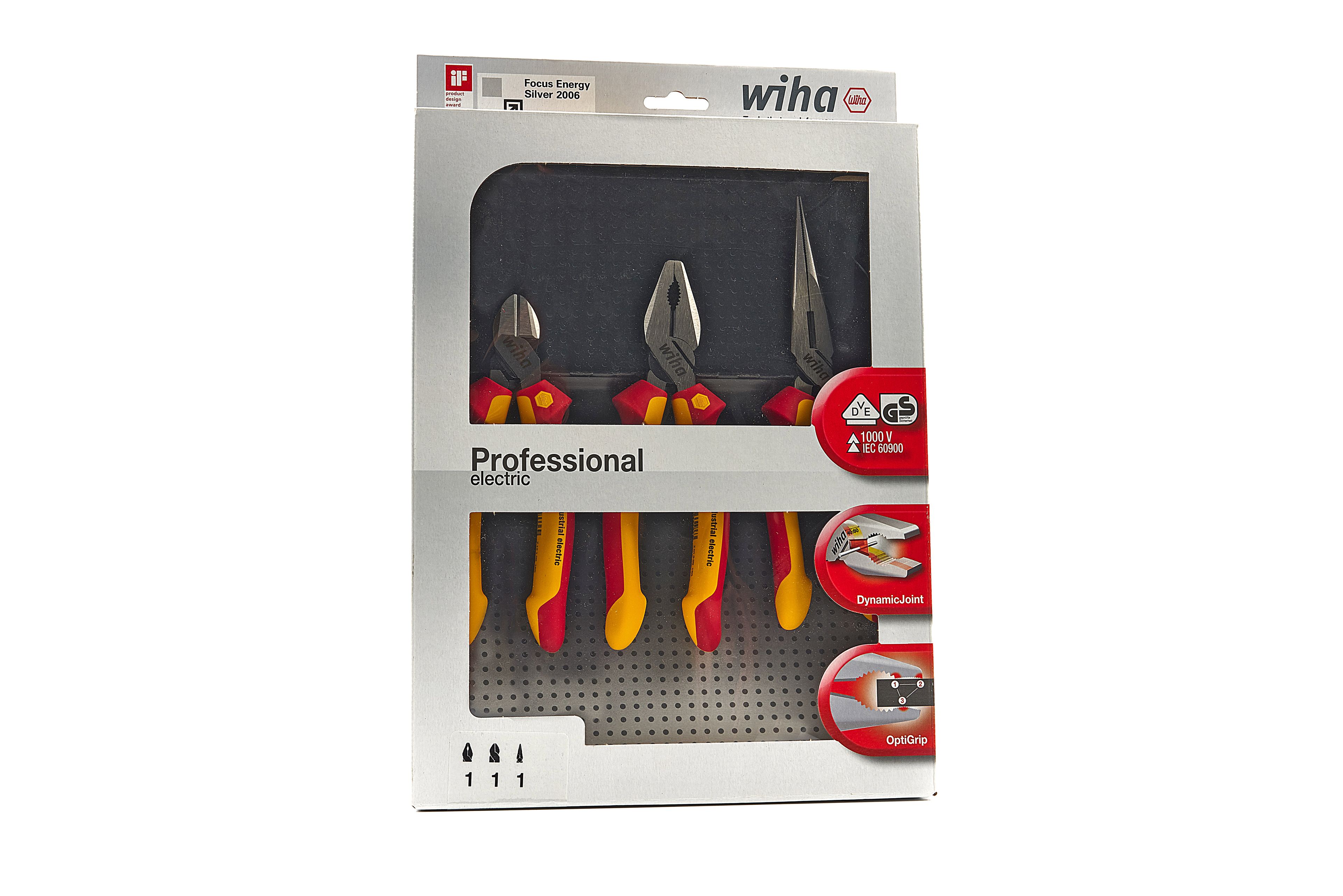 WIHA 3 Delige Industrial VDE Tangenset Model Z 99 0 09 Image 16