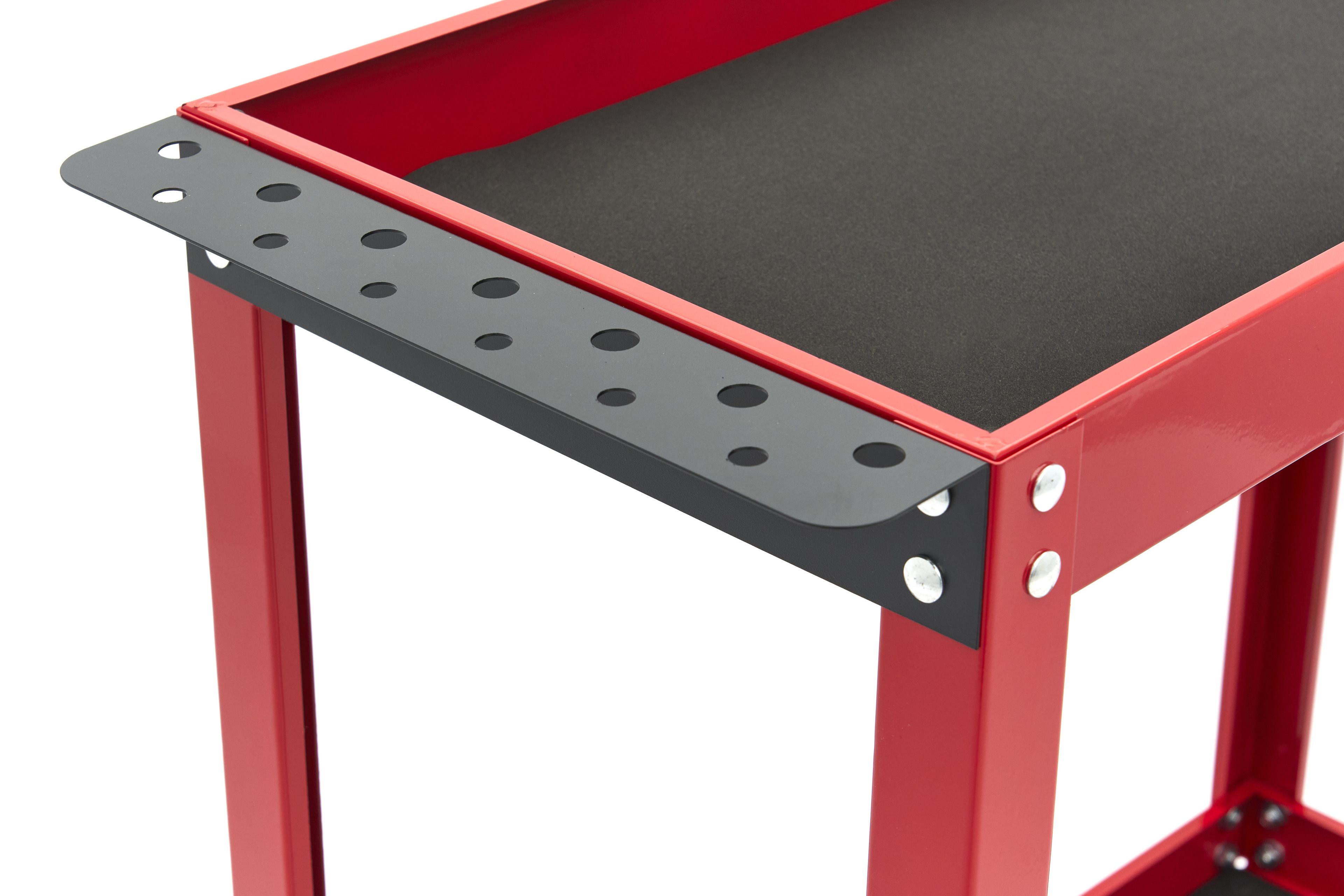 HBM  verrijdbare gereedschapswagen 2-laags, rood Image 5