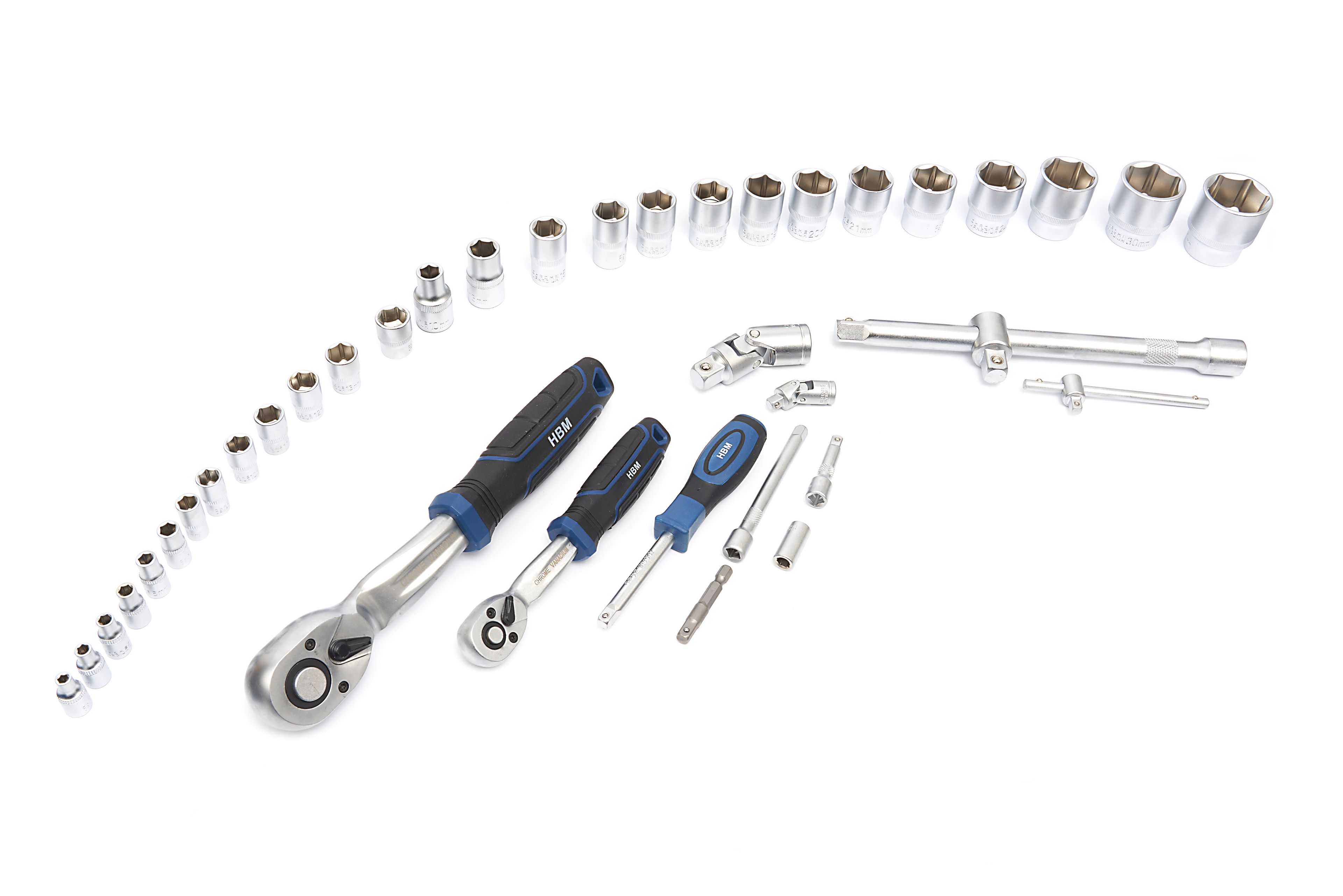 HBM gevulde gereedschapskoffer 151-delig Image 14