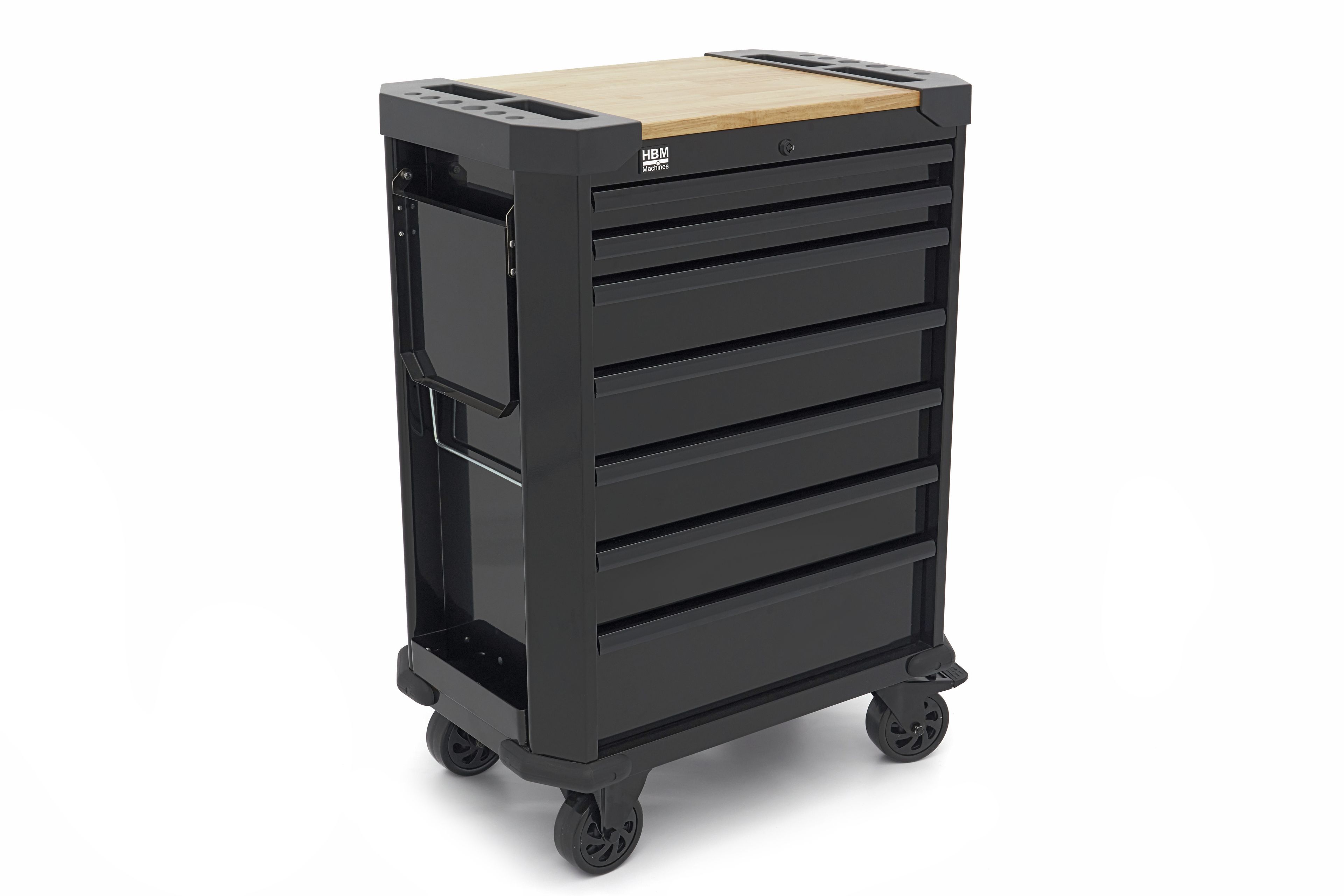 HBM gereedschapswagen 7 laden 71 cm zwart Image 2