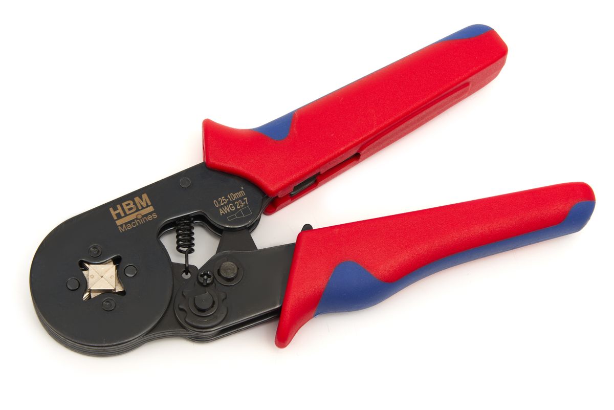 HBM Kabelcrimpzange, Kabelschuhzange, Aderendhülsenzange 1200-teilig