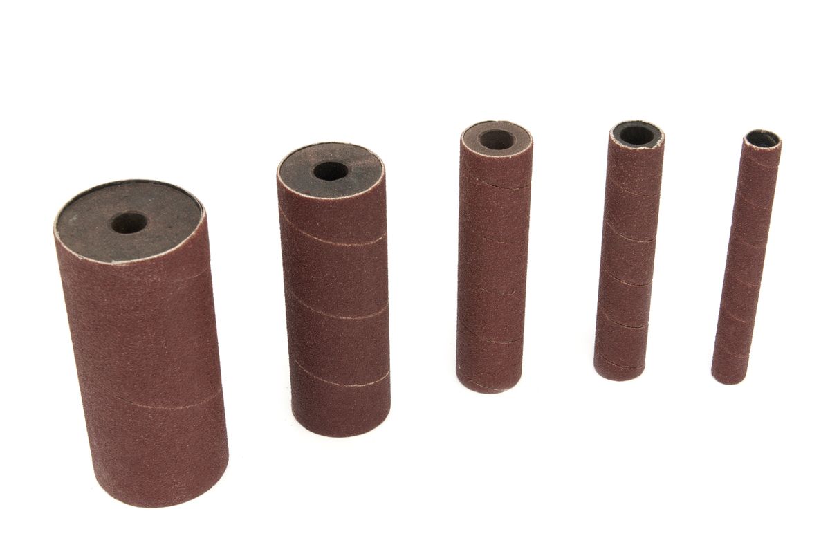 Juego de tambores de lija HBM de 5 piezas para máquina de lija oscilante