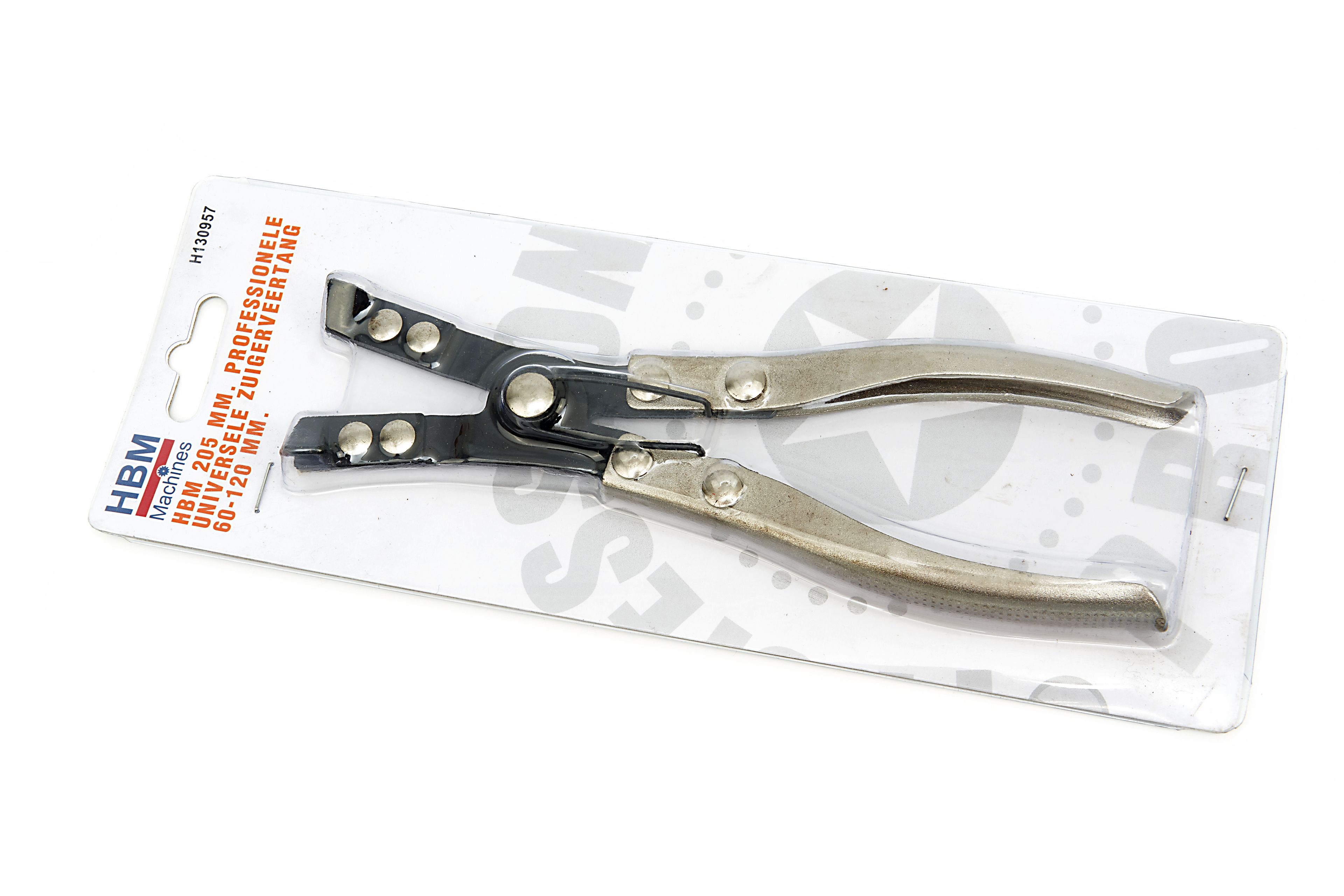 HBM 205 mm. Professionelle Universal-Kolbenfederzange 60 - 120 mm Image 6