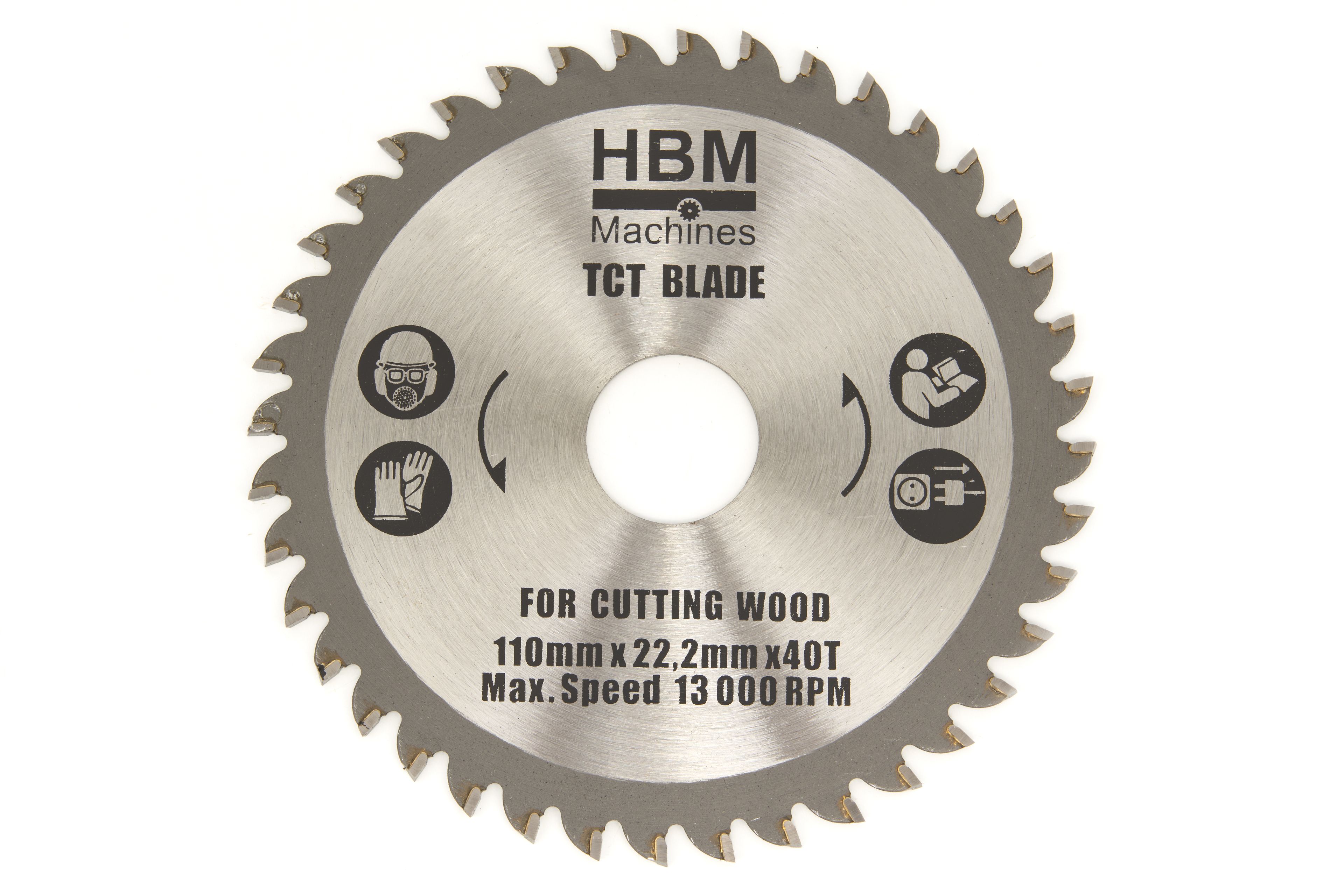 Lames de scie HBM pour la scie plongeante scie à ruban 1050 watt 115 mm