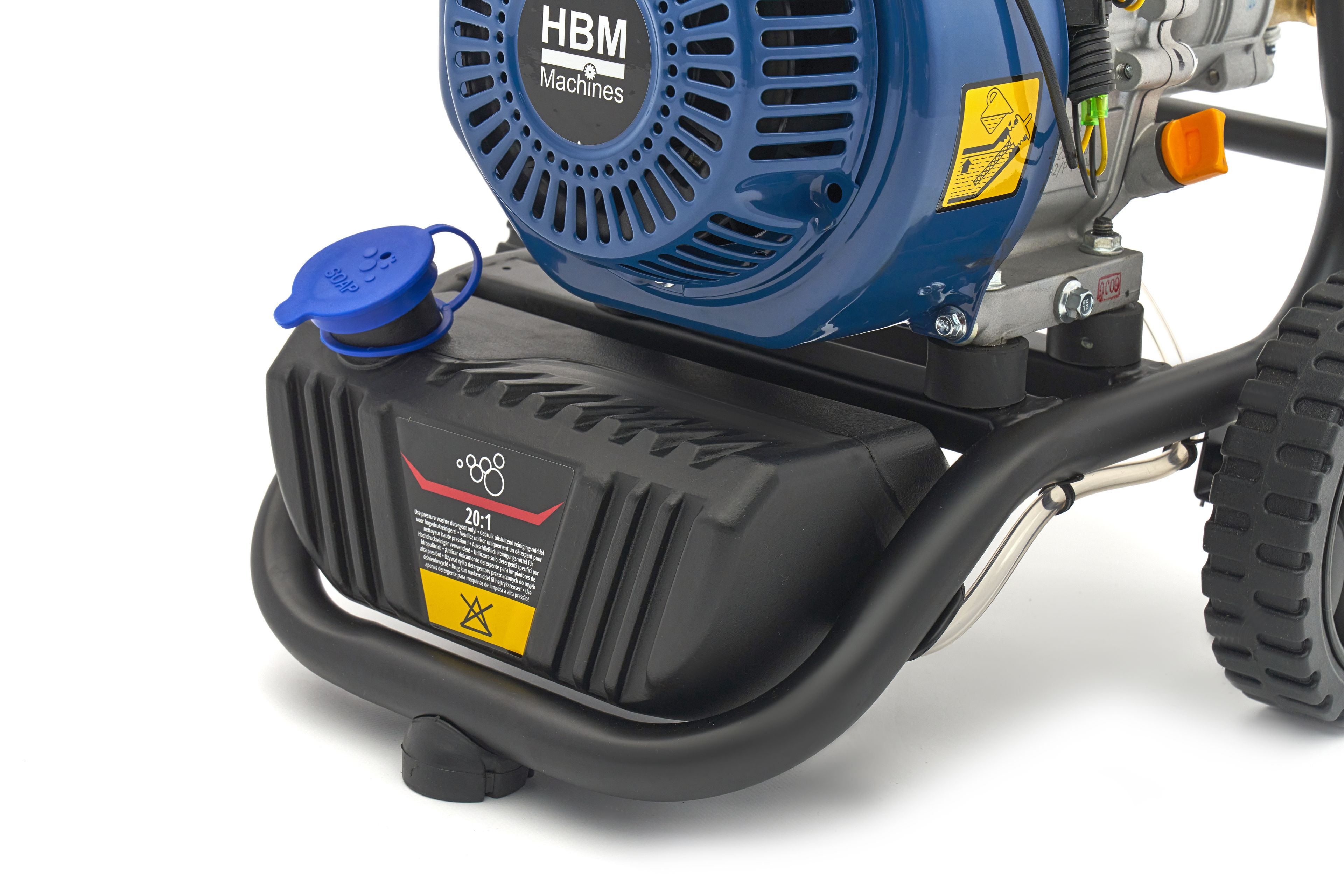 HBM benzine hogedrukreiniger 220 bar 9,5L/min208cc Image 16