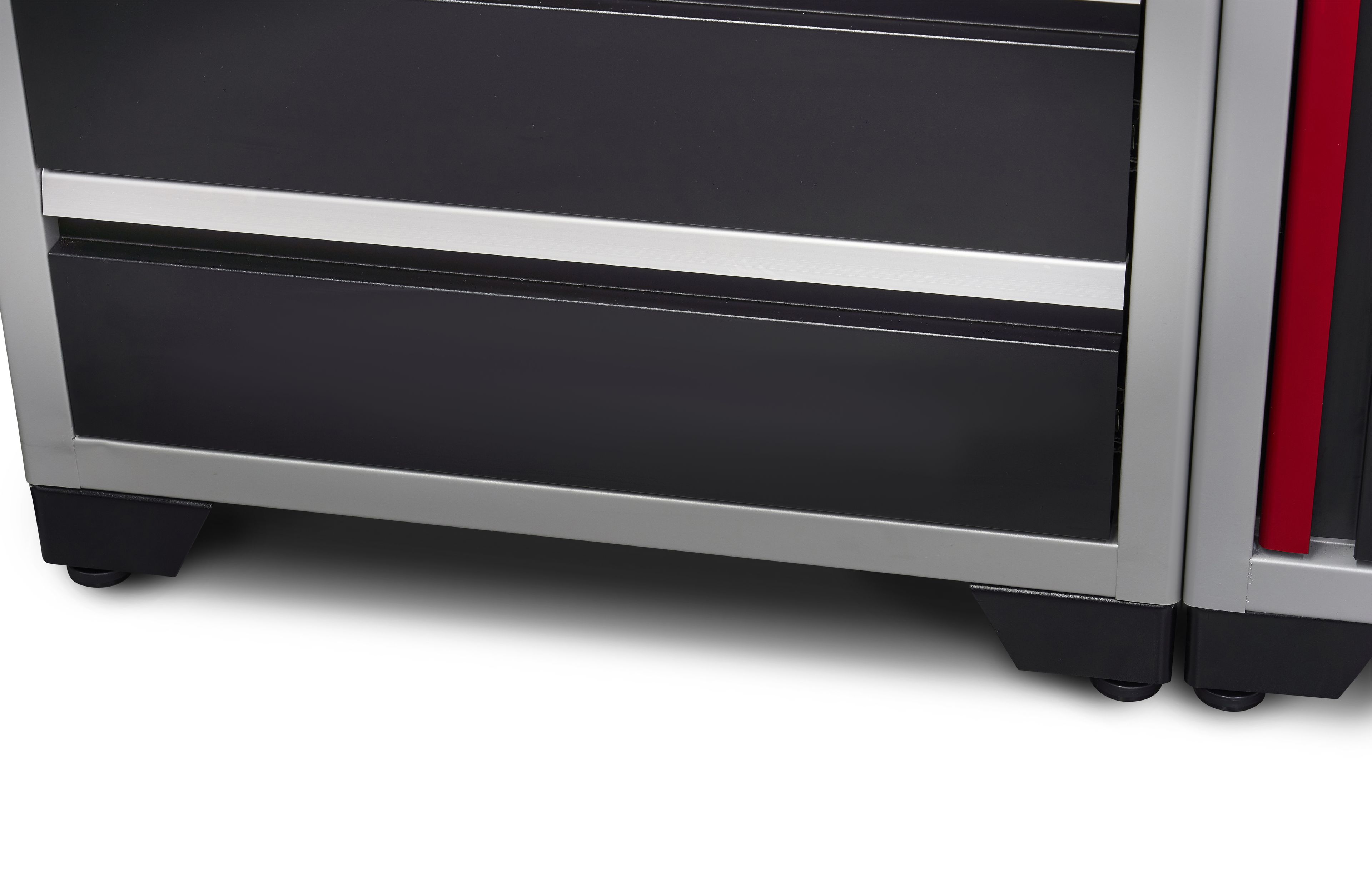 HBM professional deluxe modulair werkplaatssysteem, 9-delig, zwart rood Image 15