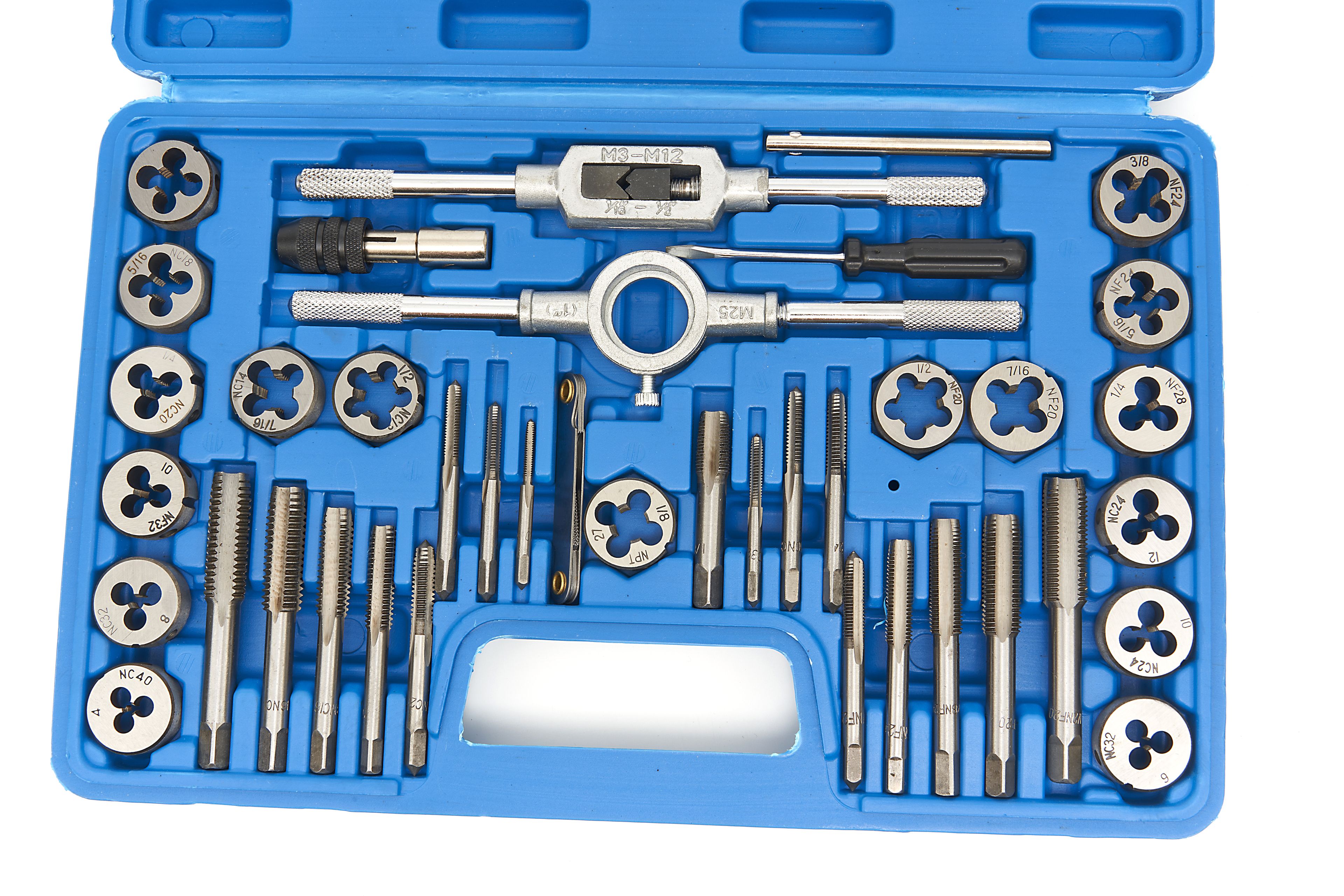 HBM 40 Delige Tap en Snijset UNC / UNF Maten Image 2