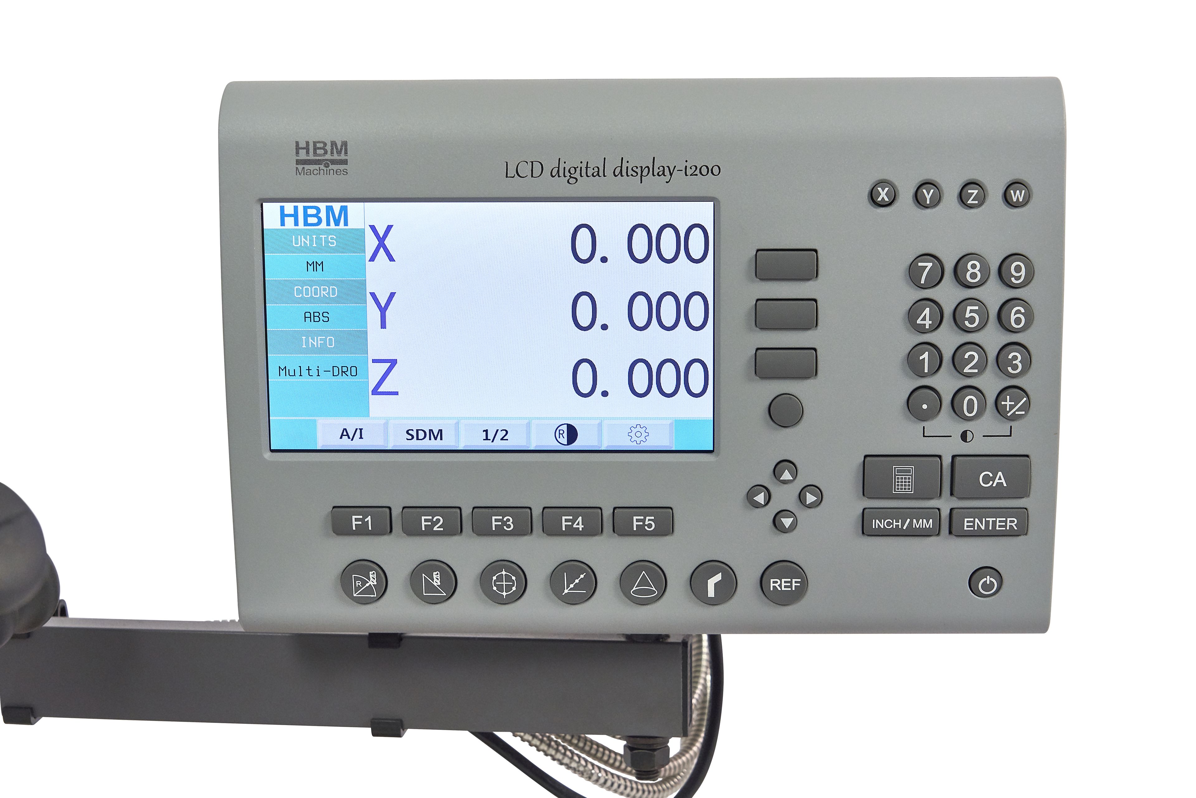 HBM BF 25 Fresatrice con sistema di lettura digitale LCD a 3 assi Image 7