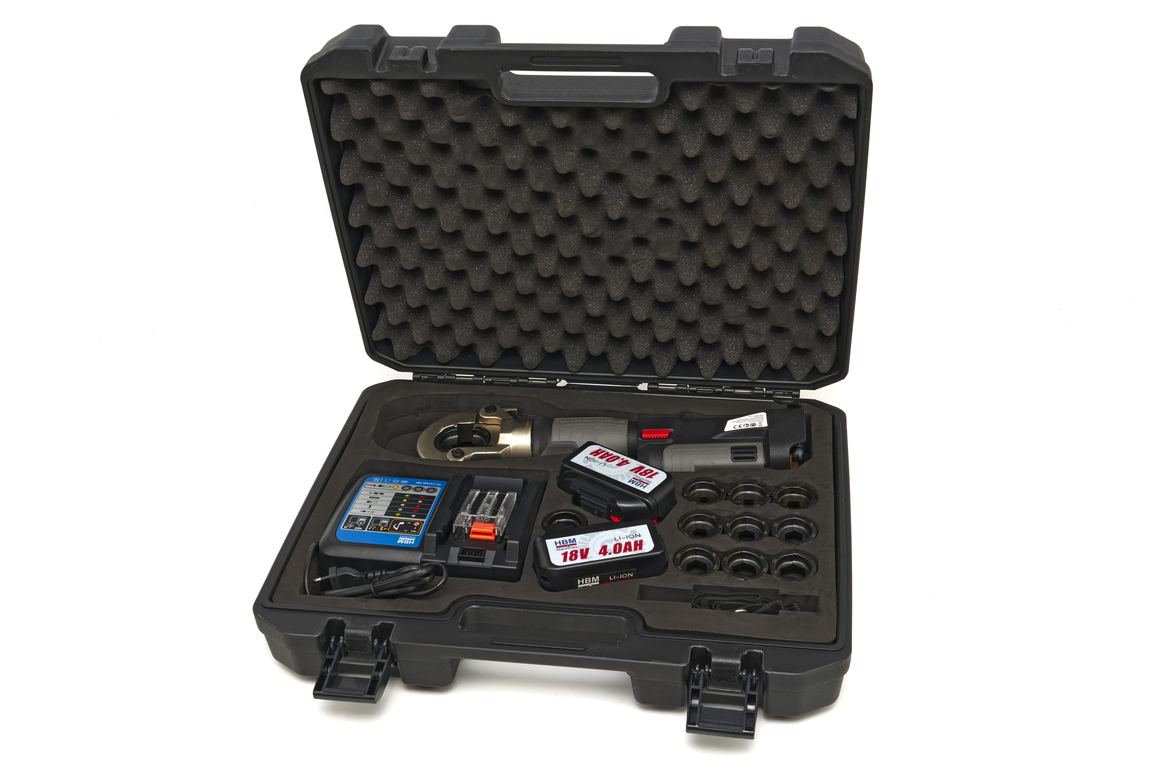 HBM Pince Hydraulique à Sertir pour Câbles 16–300 mm² – 60 kN sur Batterie Image 16