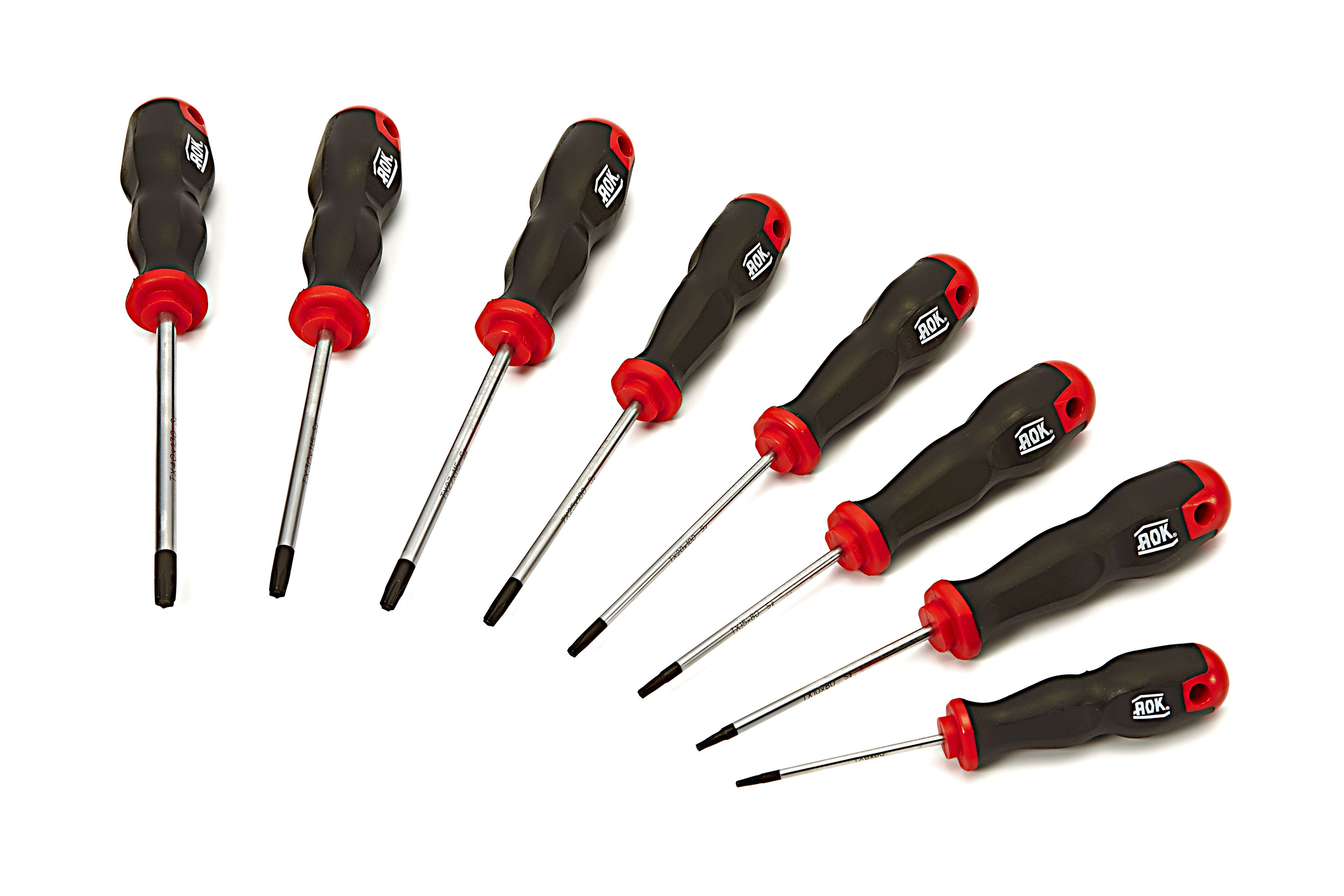AOK 8-teiliger Profi-Schraubendreher-Satz Torx Schlagfest