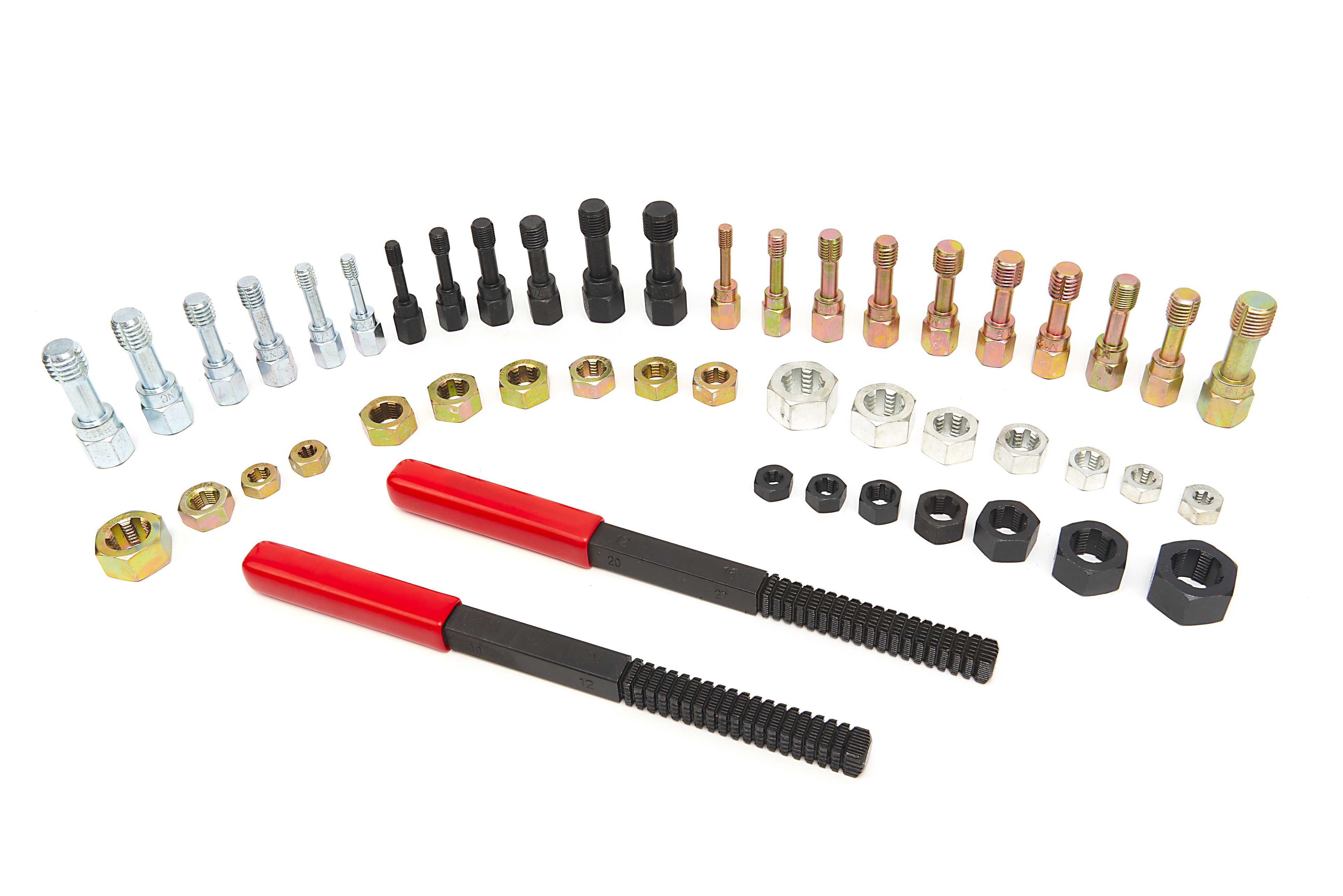 HBM schroefdraad reparatie, tap en snijset 48-delig Image 4