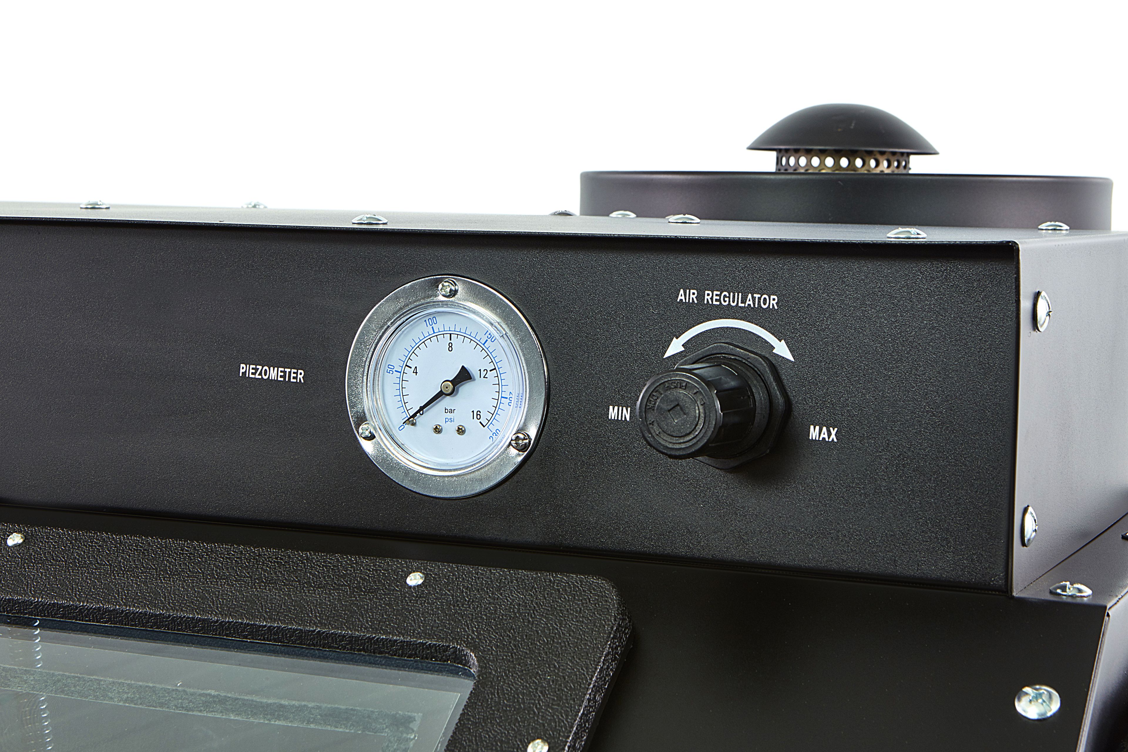 Cabine de souffle HBM SBC 350 noir mat avec extraction CE Image 5