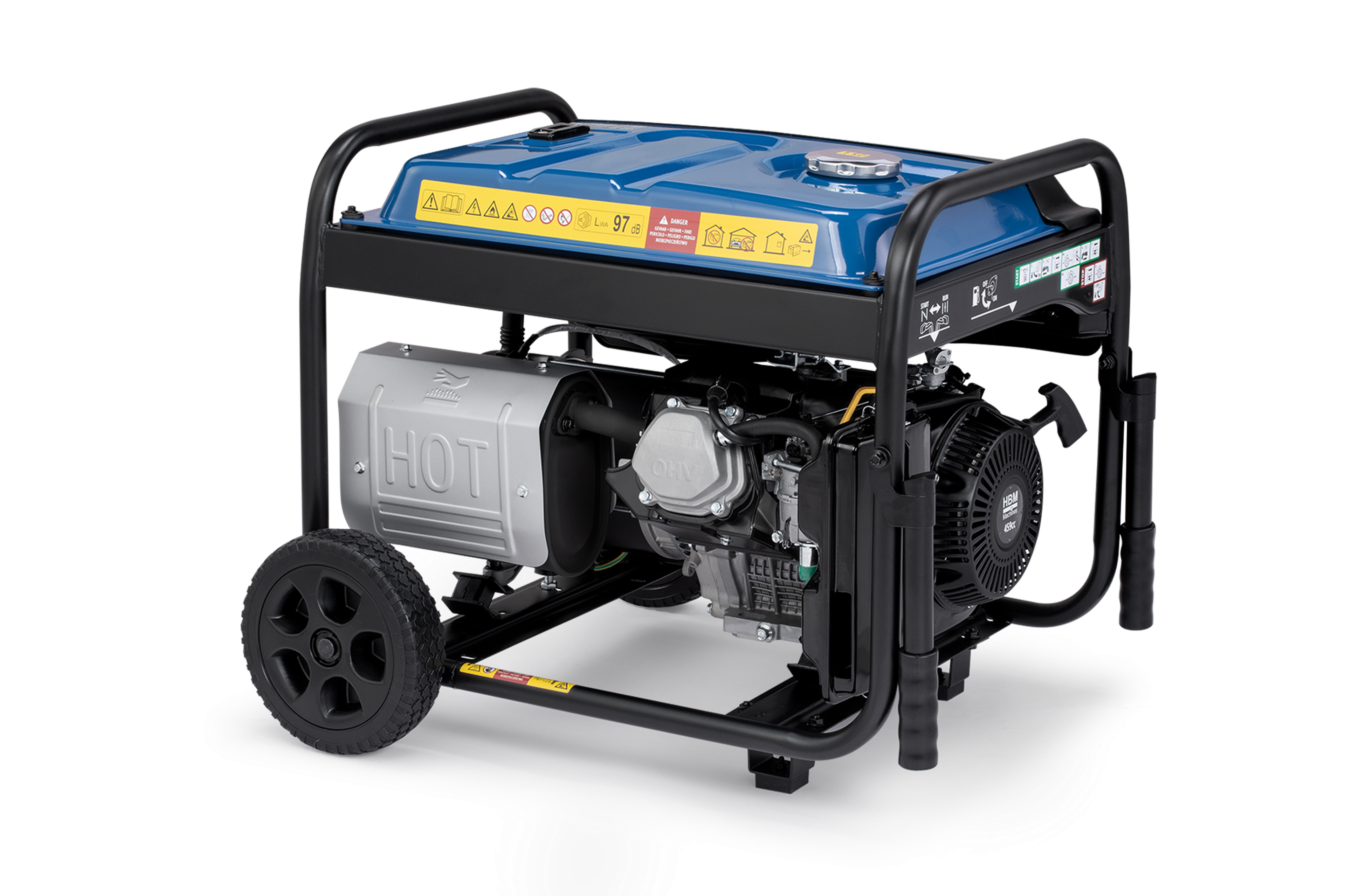 HBM générateur avec moteur à essence de 459 cm³ 230V/400V 8000W Image 6